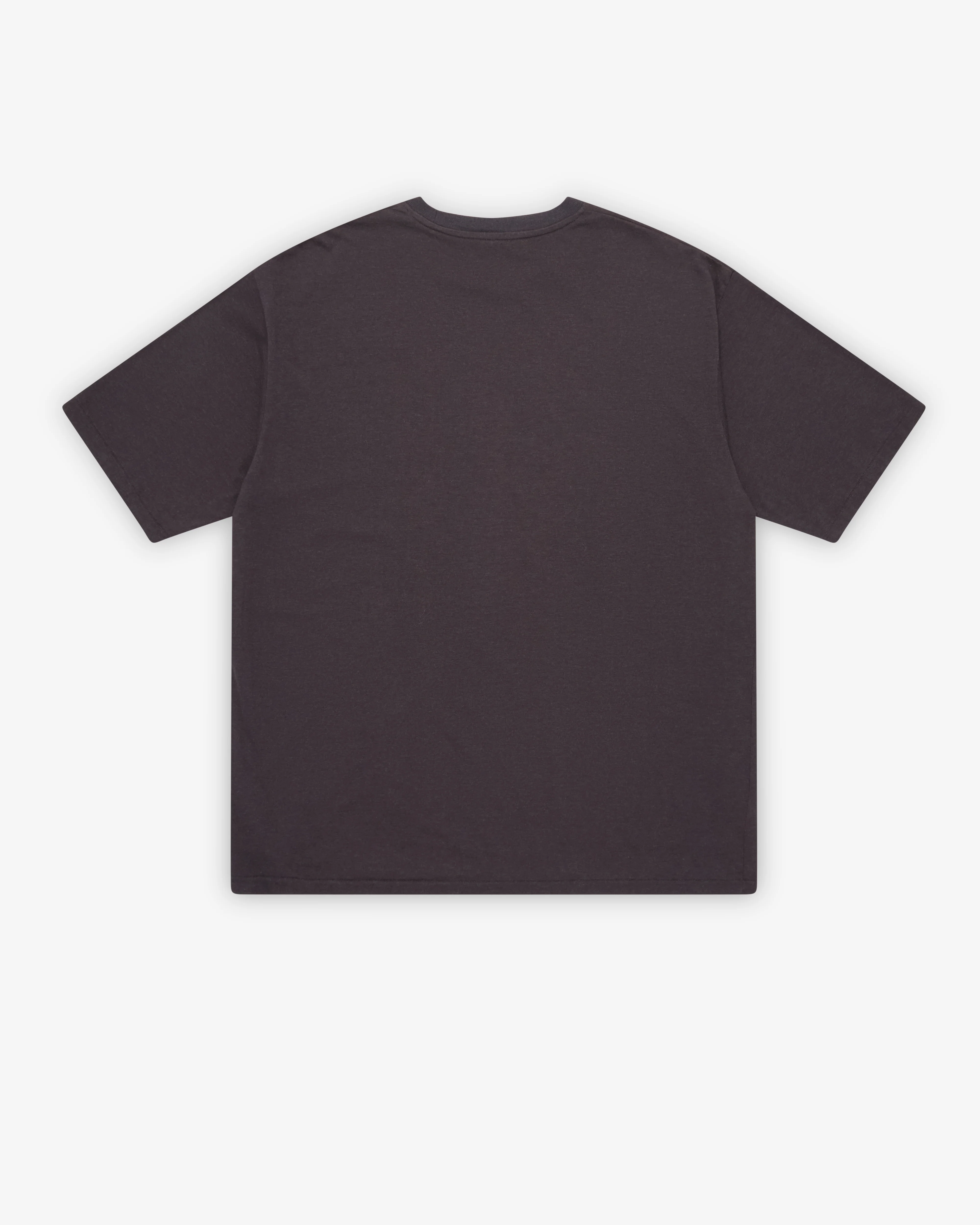 A.Presse - Men's Cashmere Blend Short Sleeve T-Shirt - (Charcoal) - Image 2