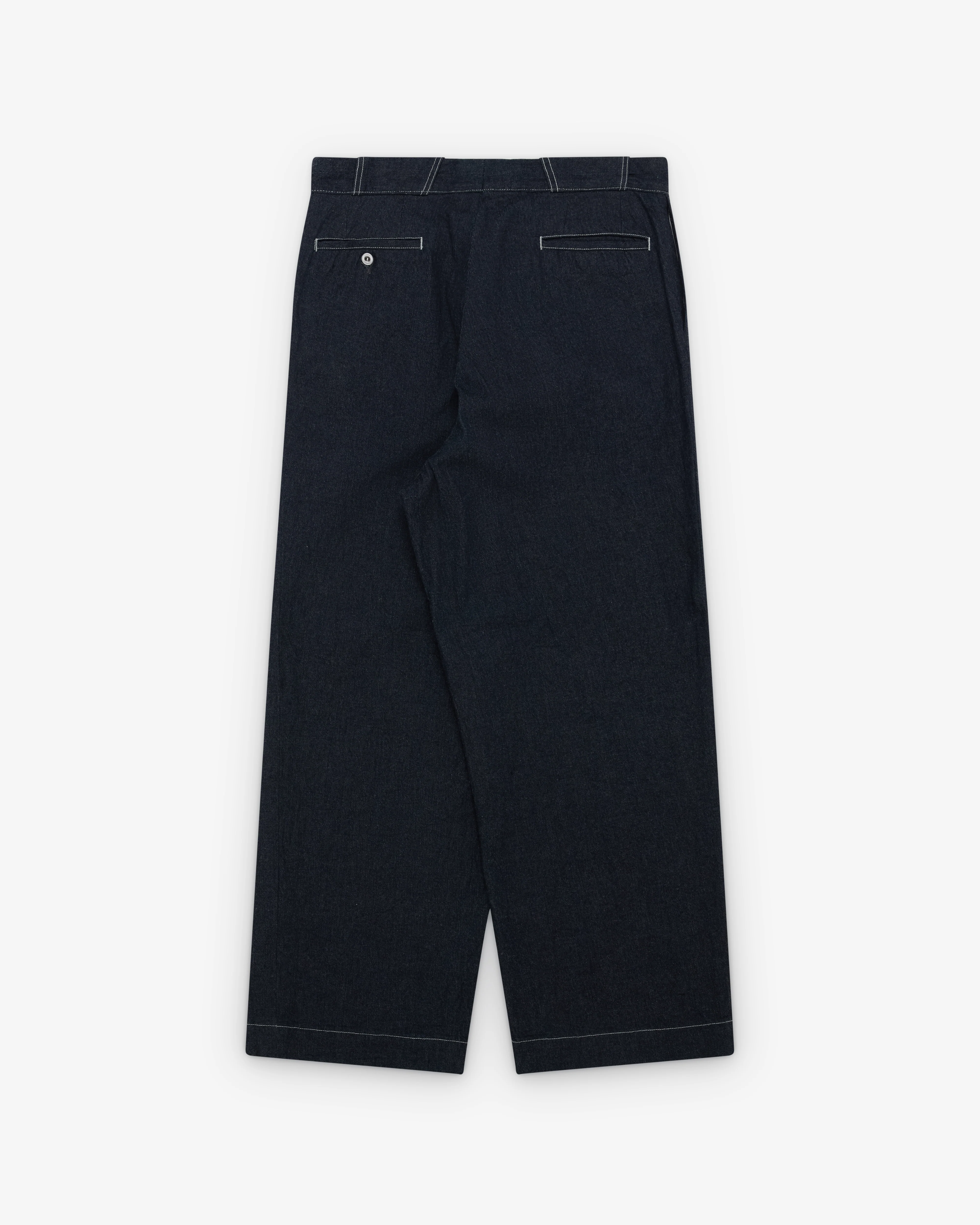 A.Presse - Men's Denim Work Pants - (One Wash) - Image 2