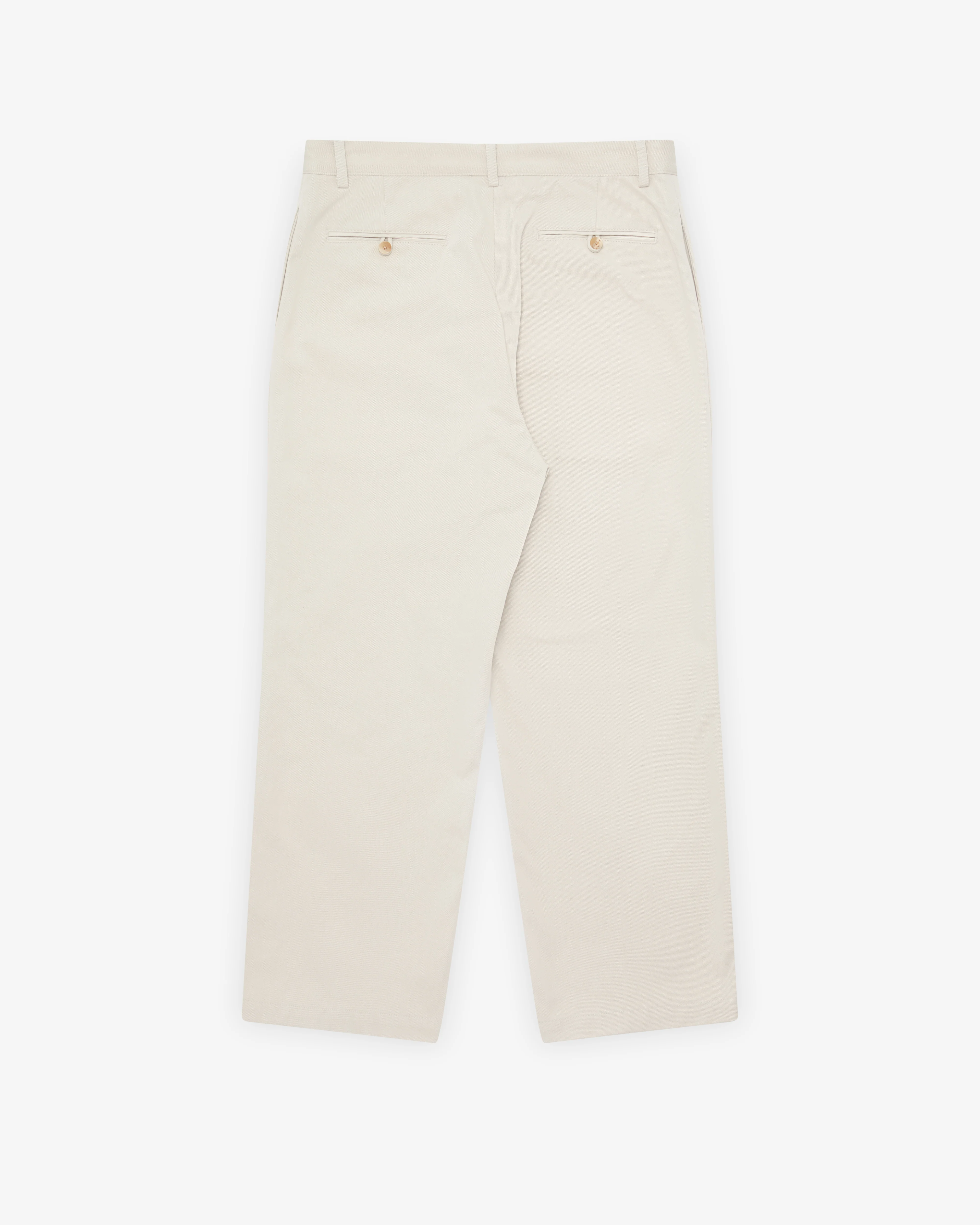 A.Presse - Men's Type .3 Chino Trousers - (Ecru) - Image 2