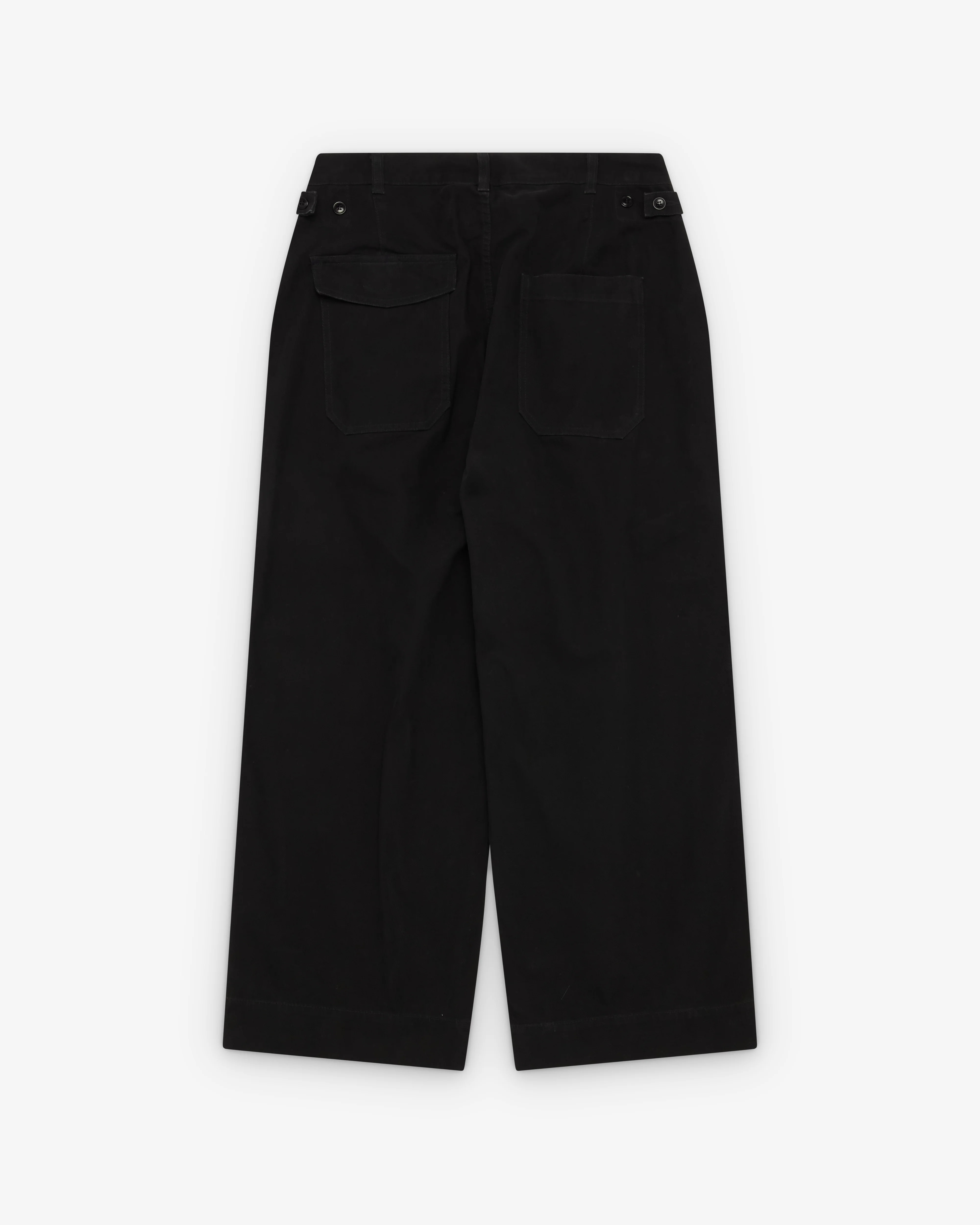 A.Presse - Men's USAF Hemmed Bottoms - (Black) - Image 2