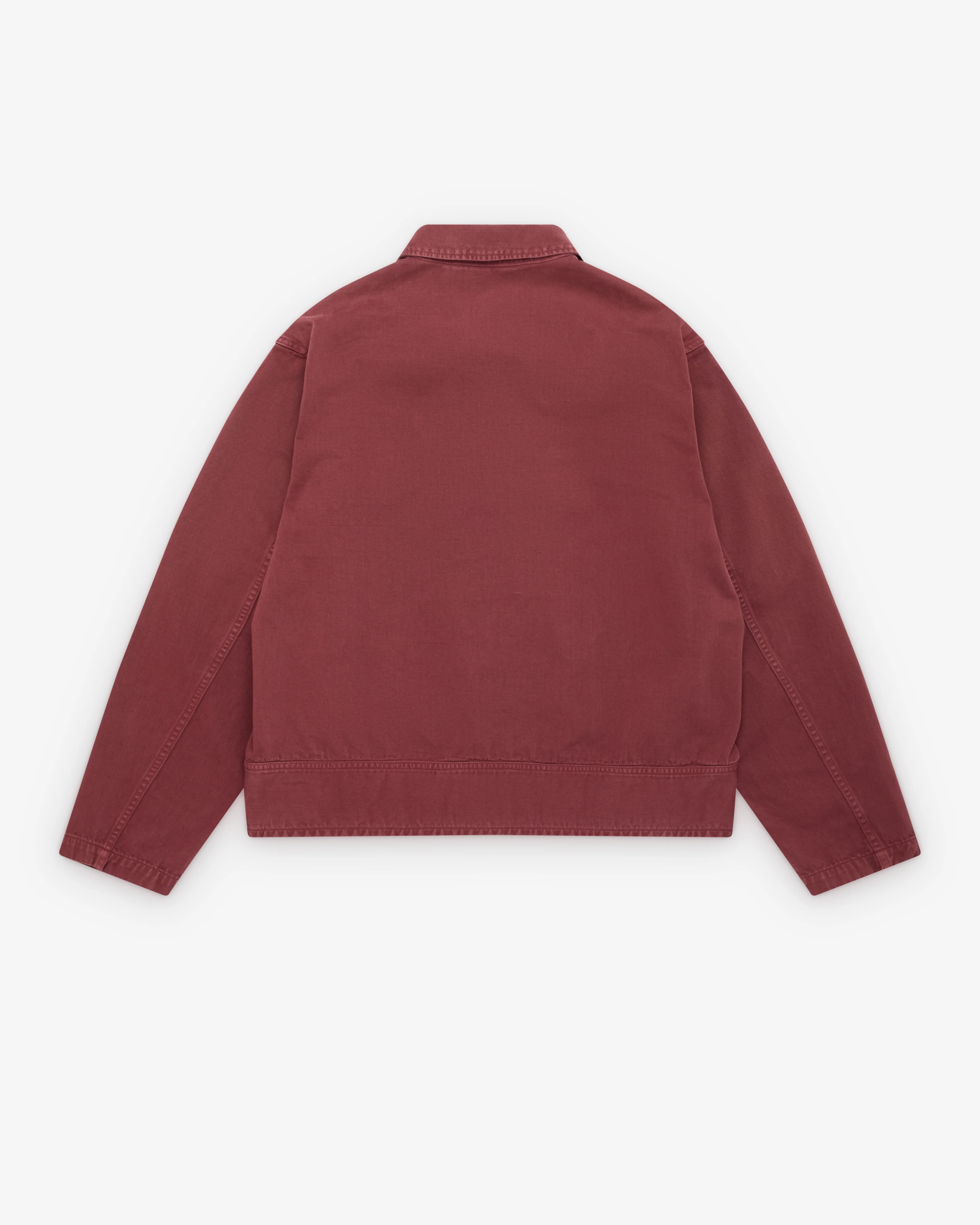 A.Presse - Men's Vintage Medical Jacket - (Burgundy) - Image 2