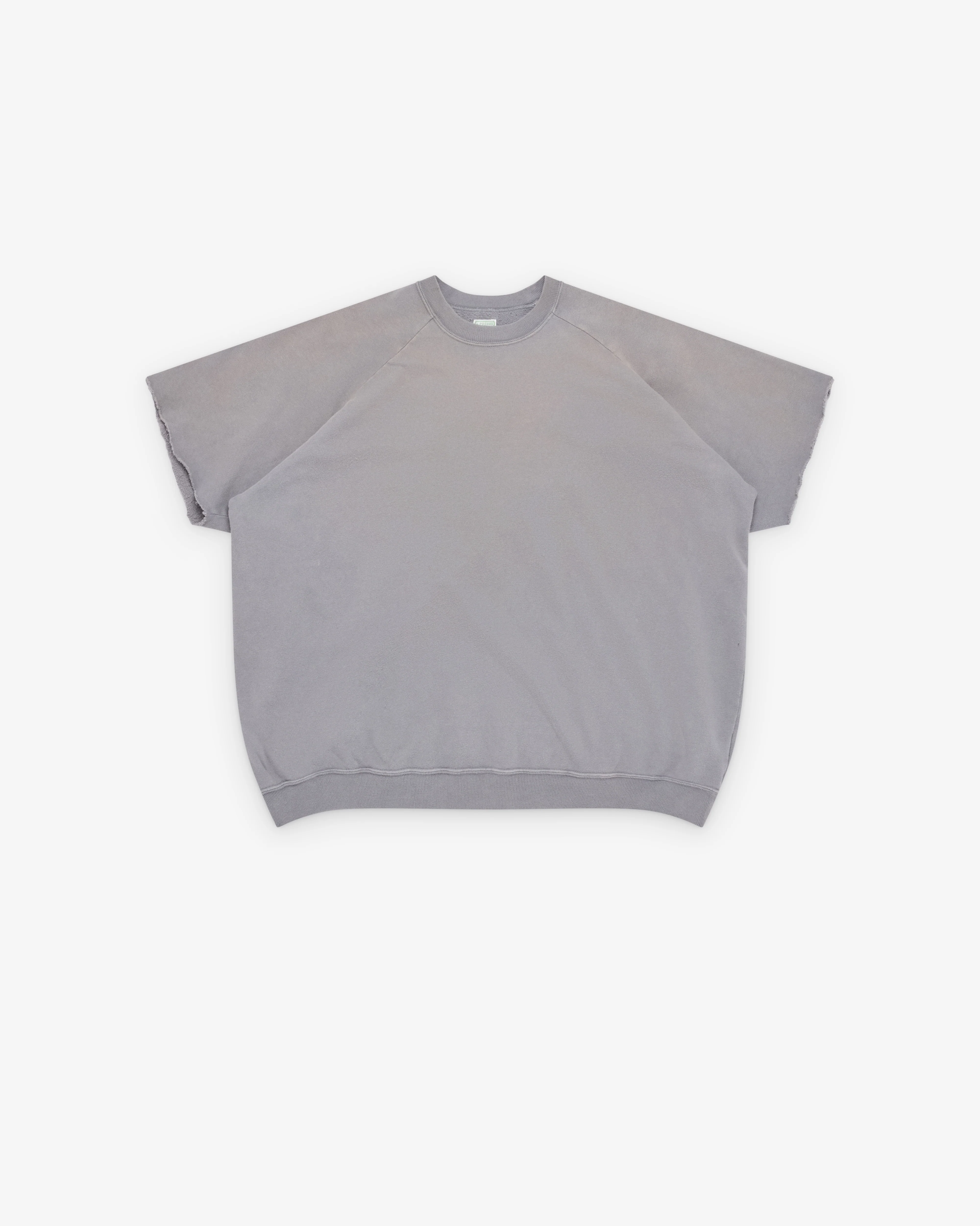 A.Presse - Men's Vintage Light Weight Short Sleeve Sweat - (Grey)