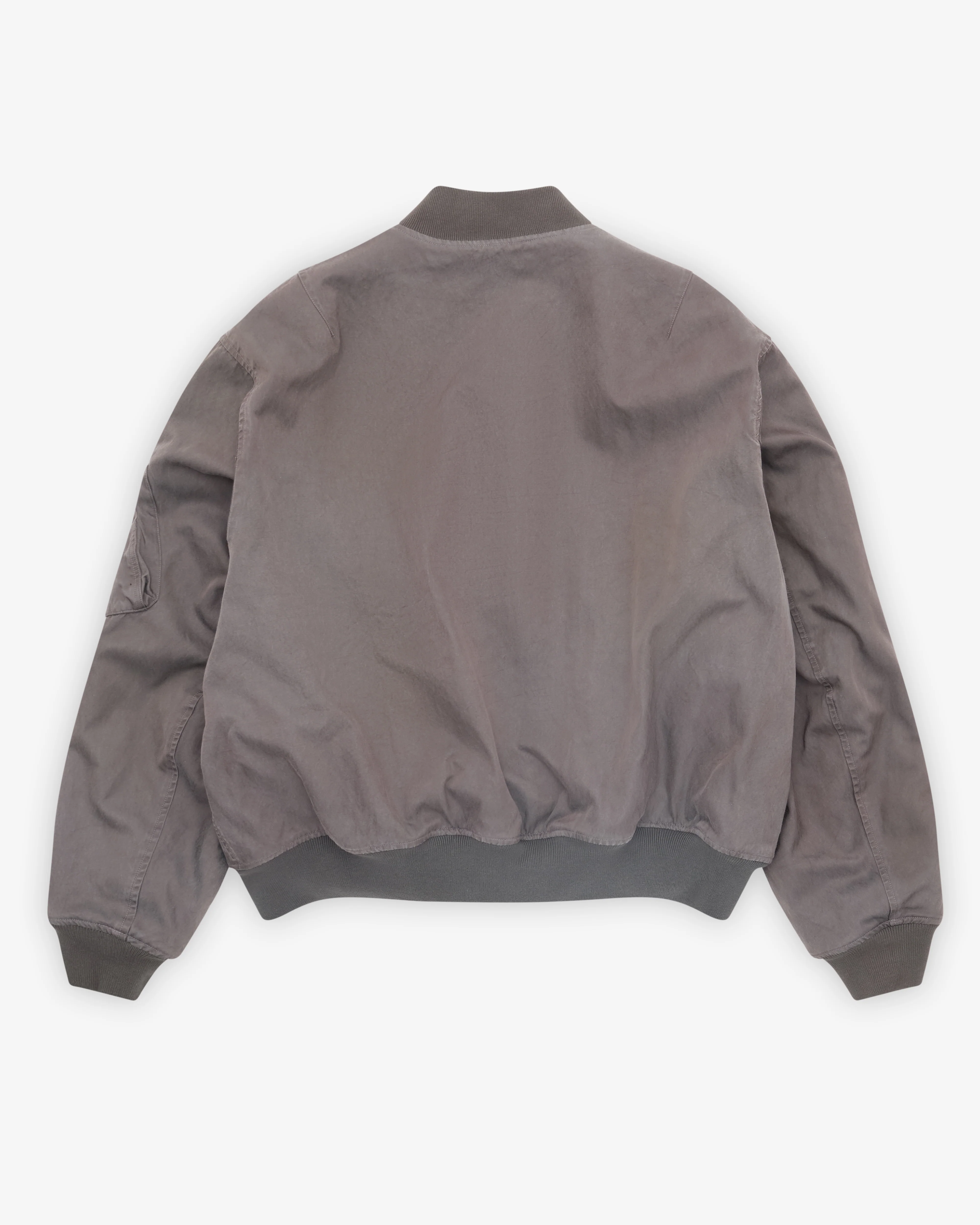 A.Presse - Men's Vintage Silk L-2B Flight Jacket - (Purple) - Image 2