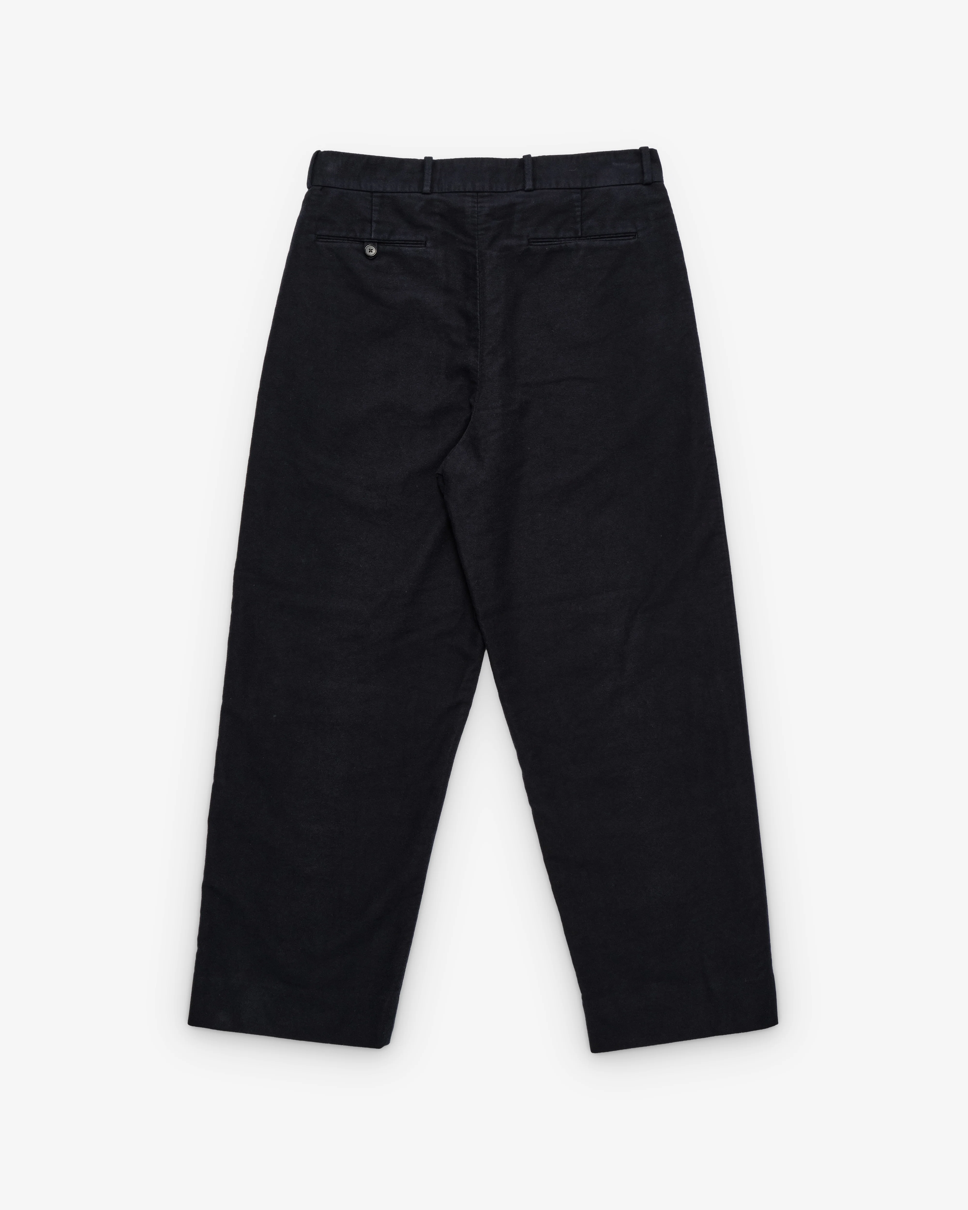 A.Presse - Men's Vintage Type 4 Chino Trousers - (Navy) - Image 2