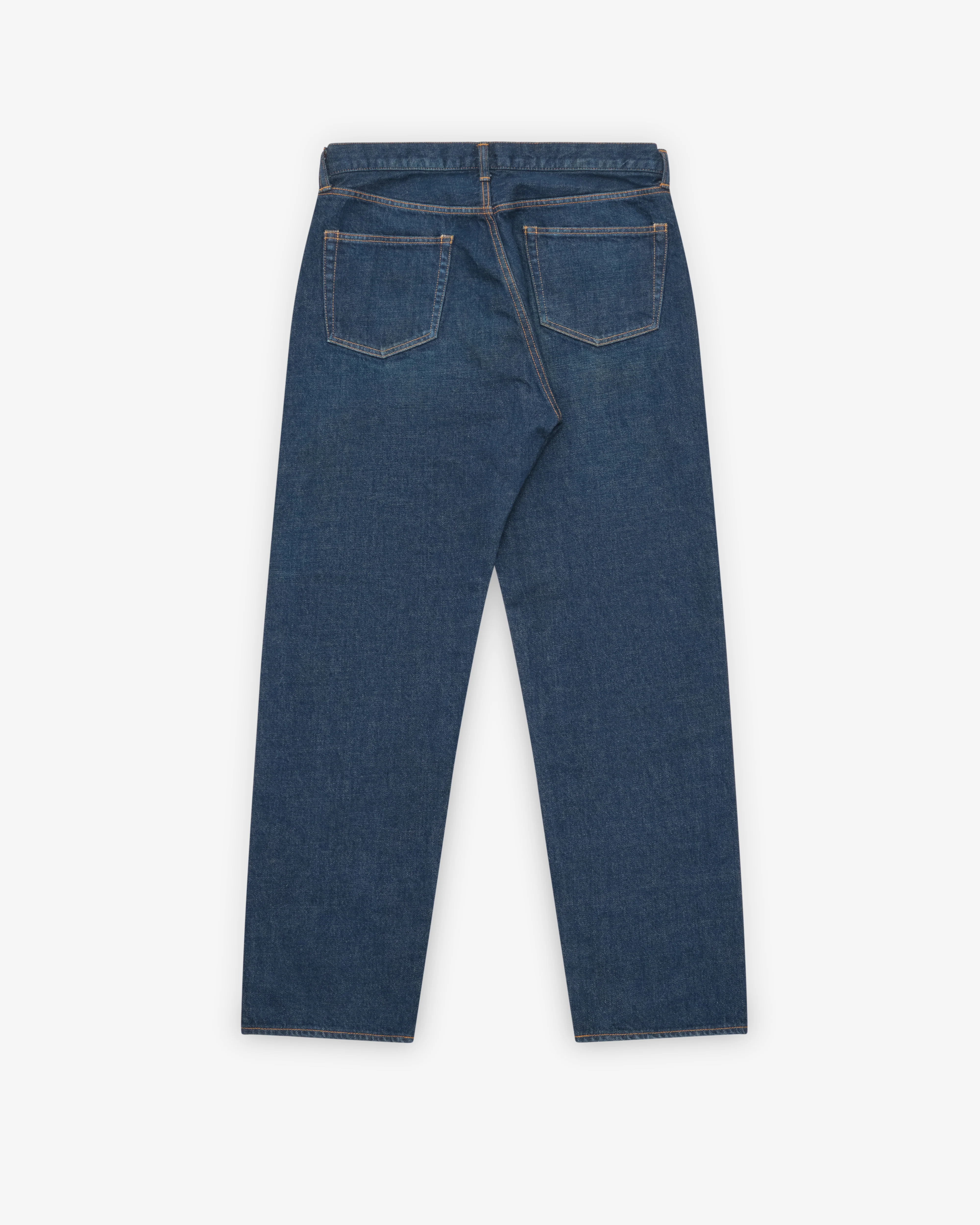 A.Presse - Men's Washed Denim Pants - (Indigo) - Image 2