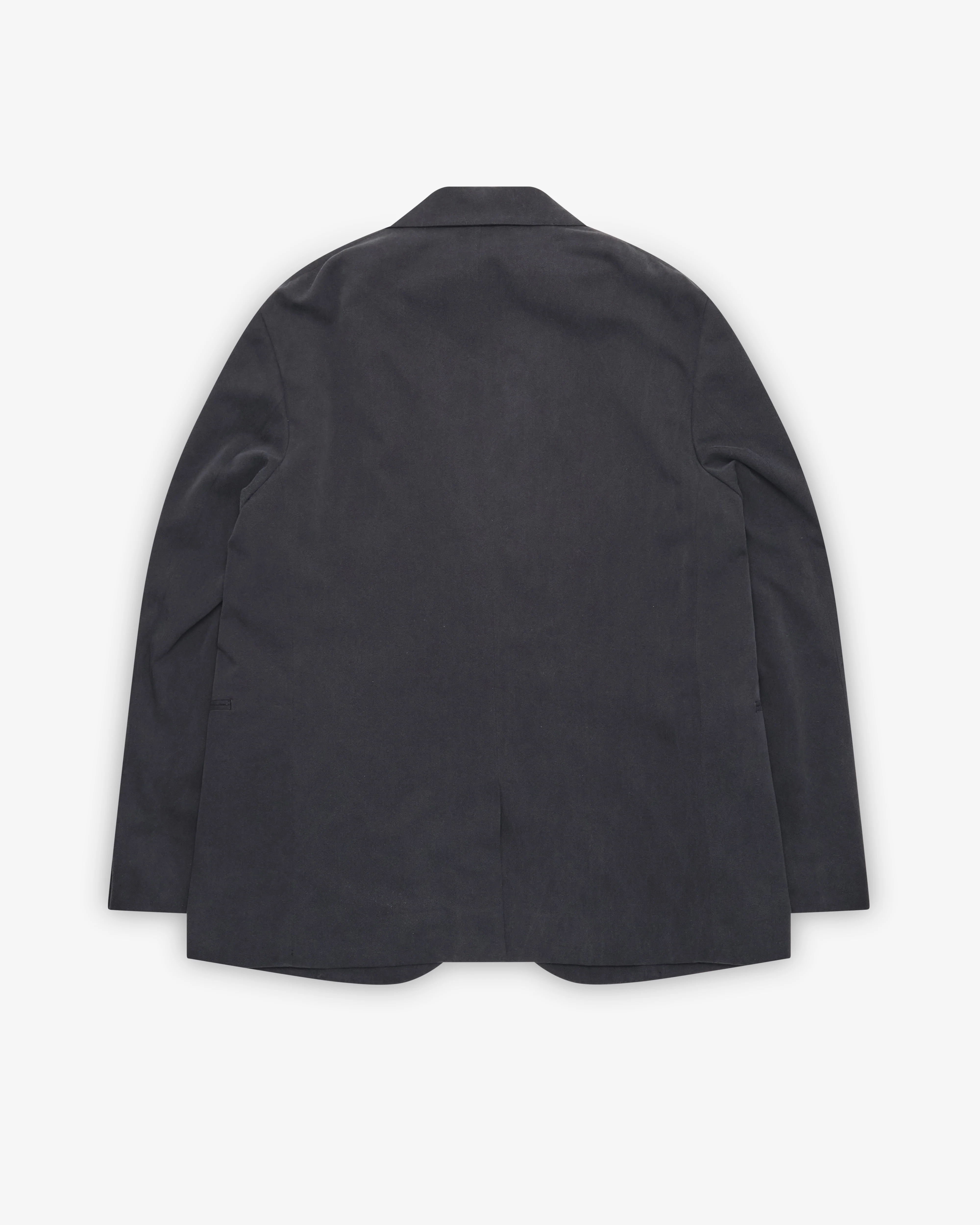 A.Presse - Men's Washed Silk Jacket - (Black) - Image 2