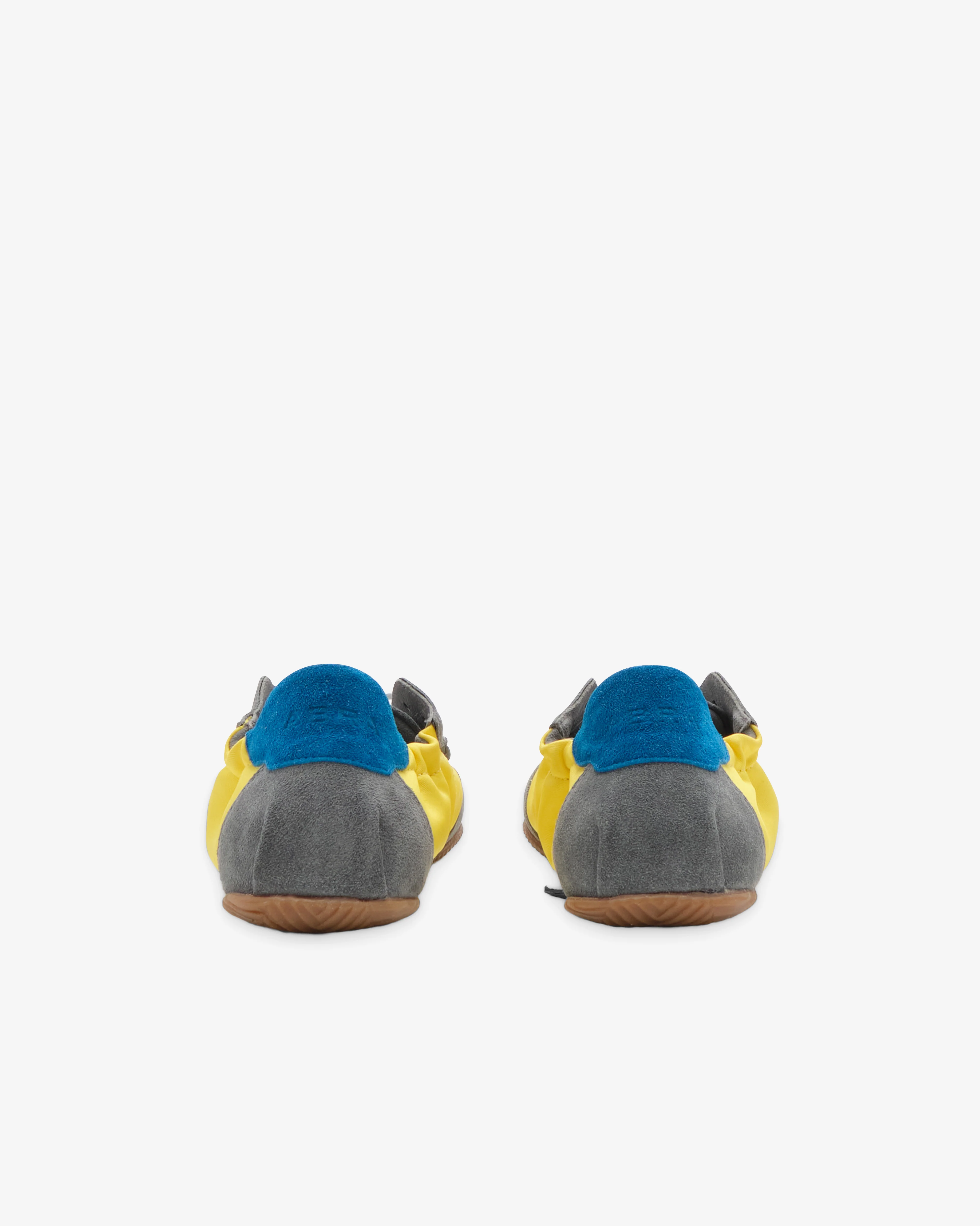 Abra - Women's Ballerina Sneakers - (Yellow/Blue) - Image 3