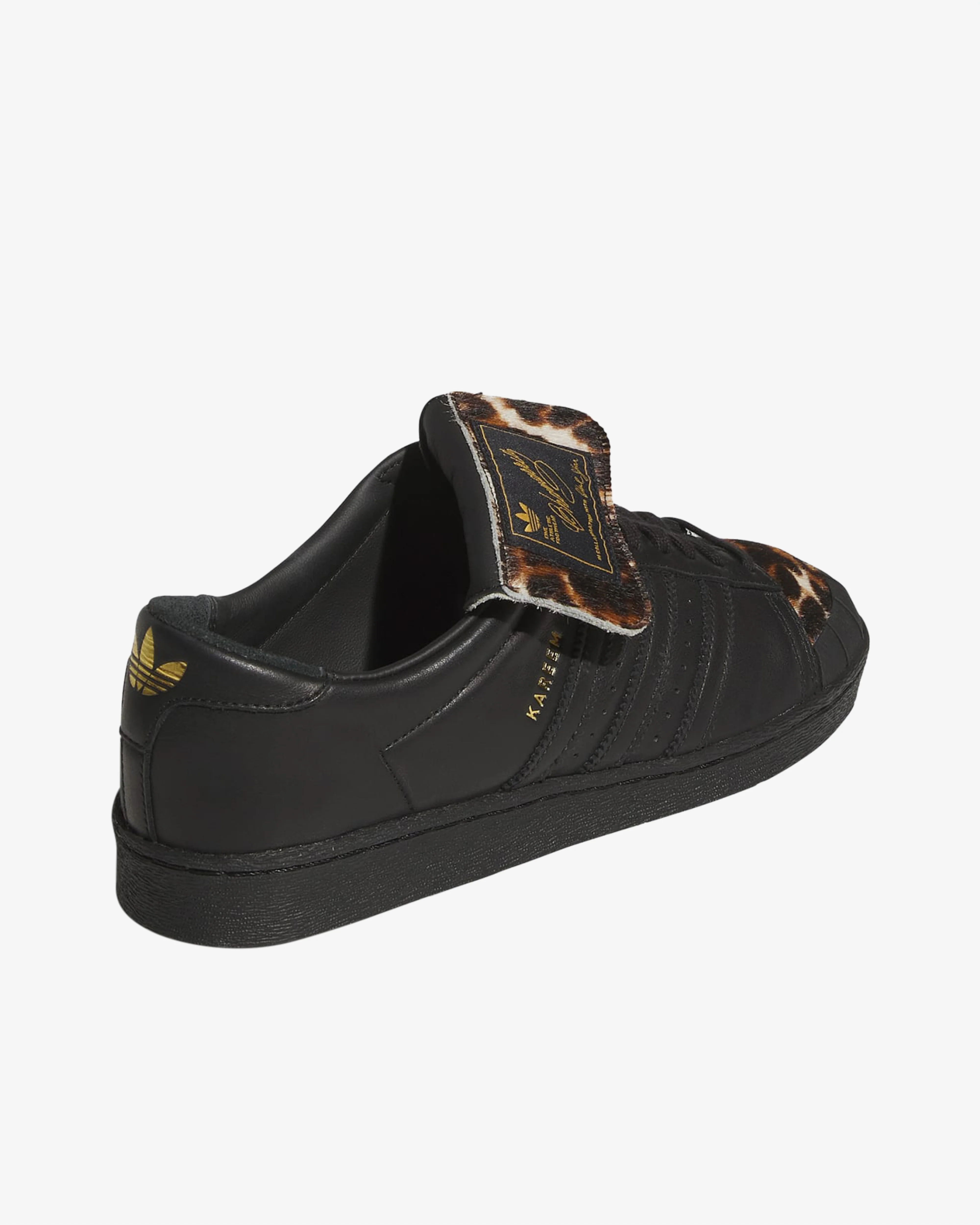 Adidas - Willy Chavarria Men's Jabbar Low Sneakers - (Black/Animal Print) - Image 4