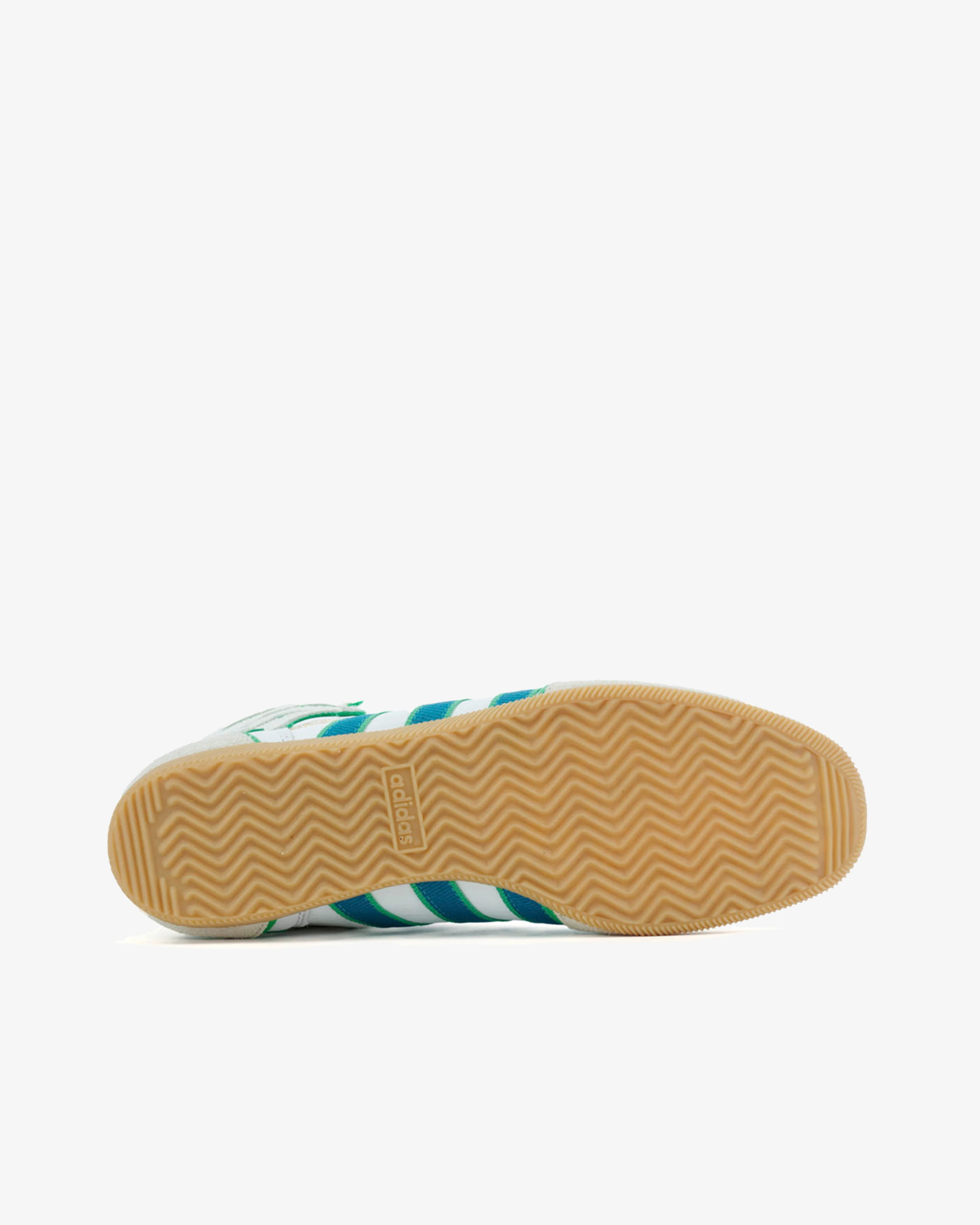 Brain Dead - Men's Adidas Japan Hi Sneakers - (White/Blue) - Image 6