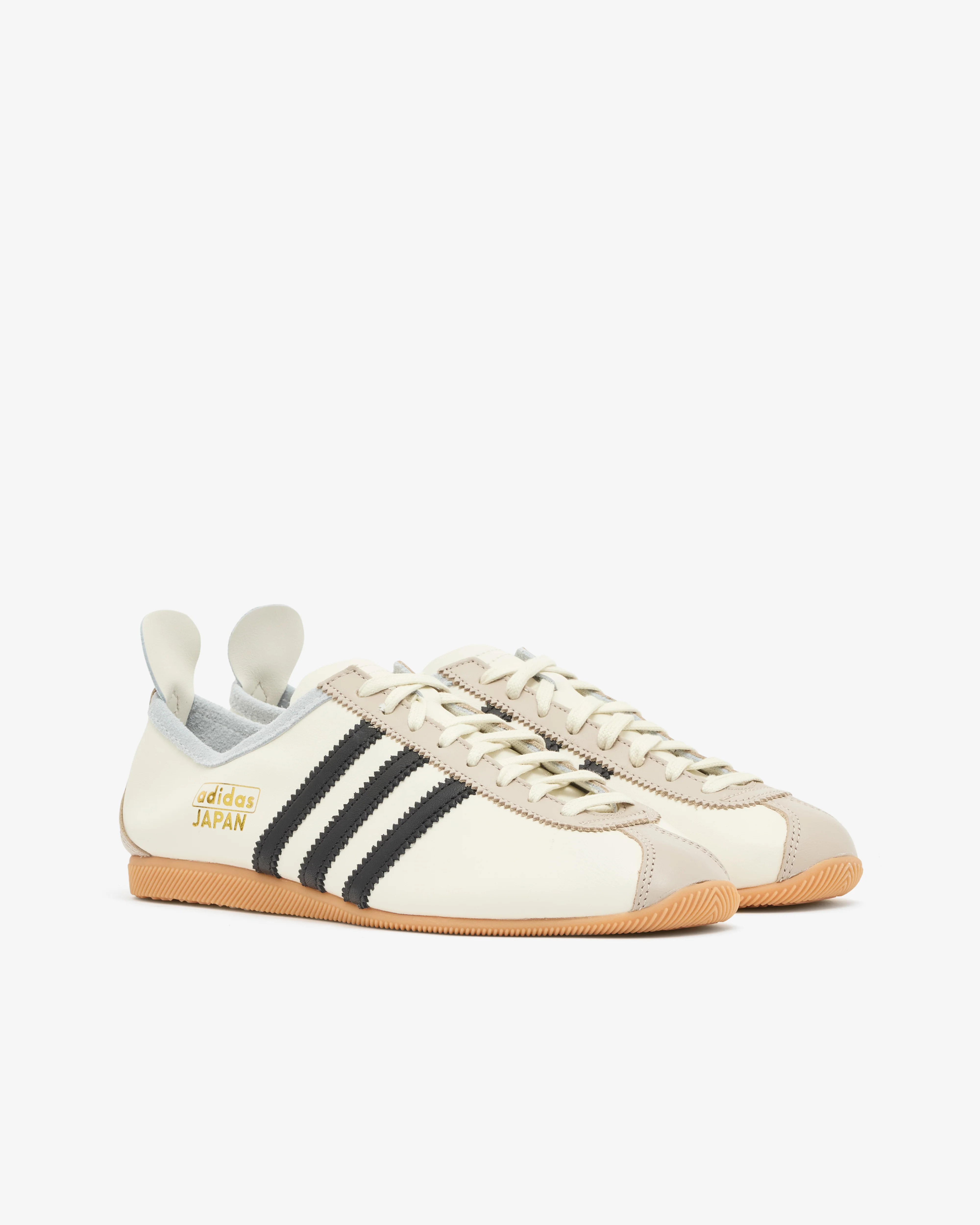 Adidas - Men's Japan Sneakers - (Off White/Core Black) - Image 3