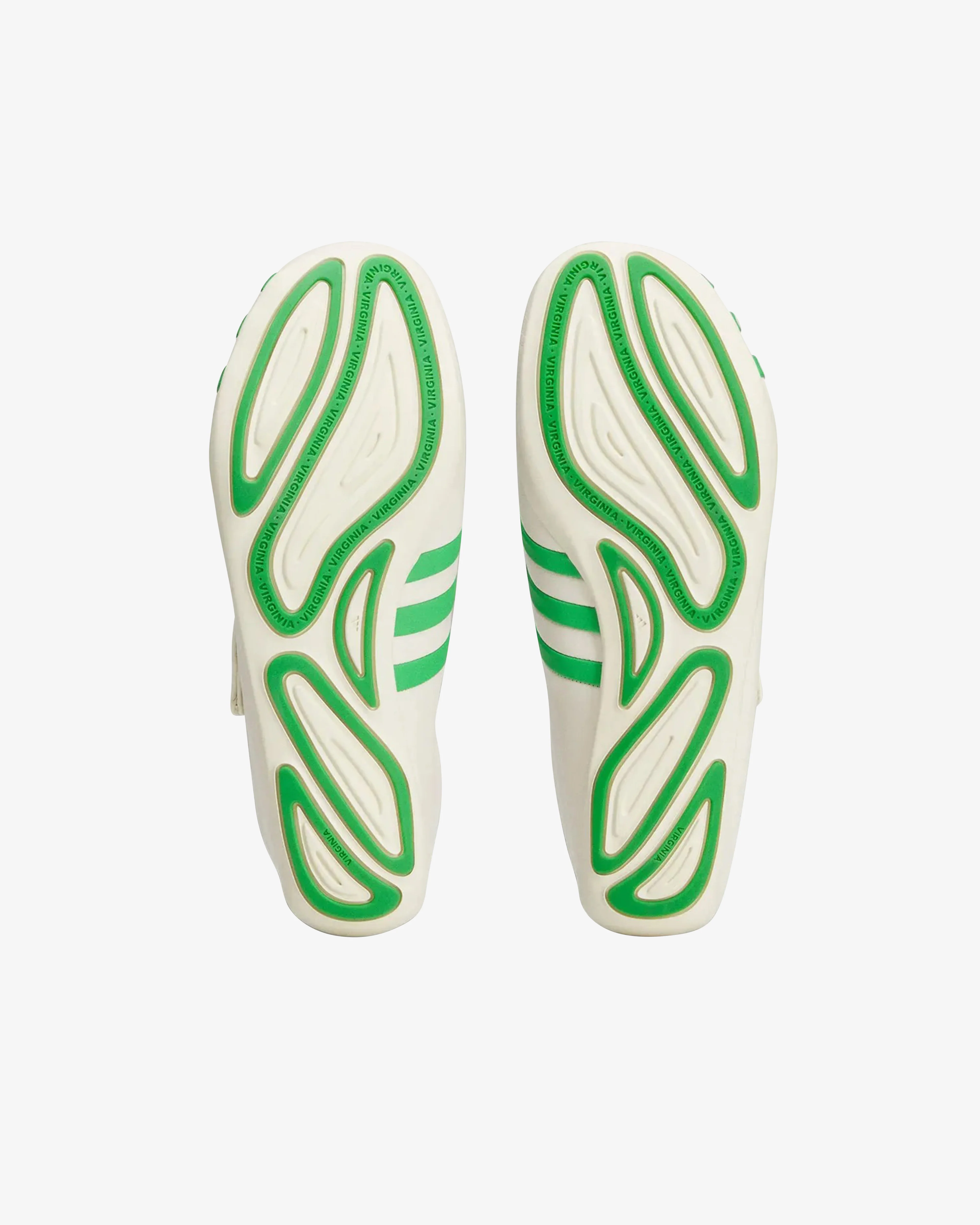 Adidas - Men's Pharrell Vario Flat Earther Sneakers - (Chalk White/Green) - Image 5