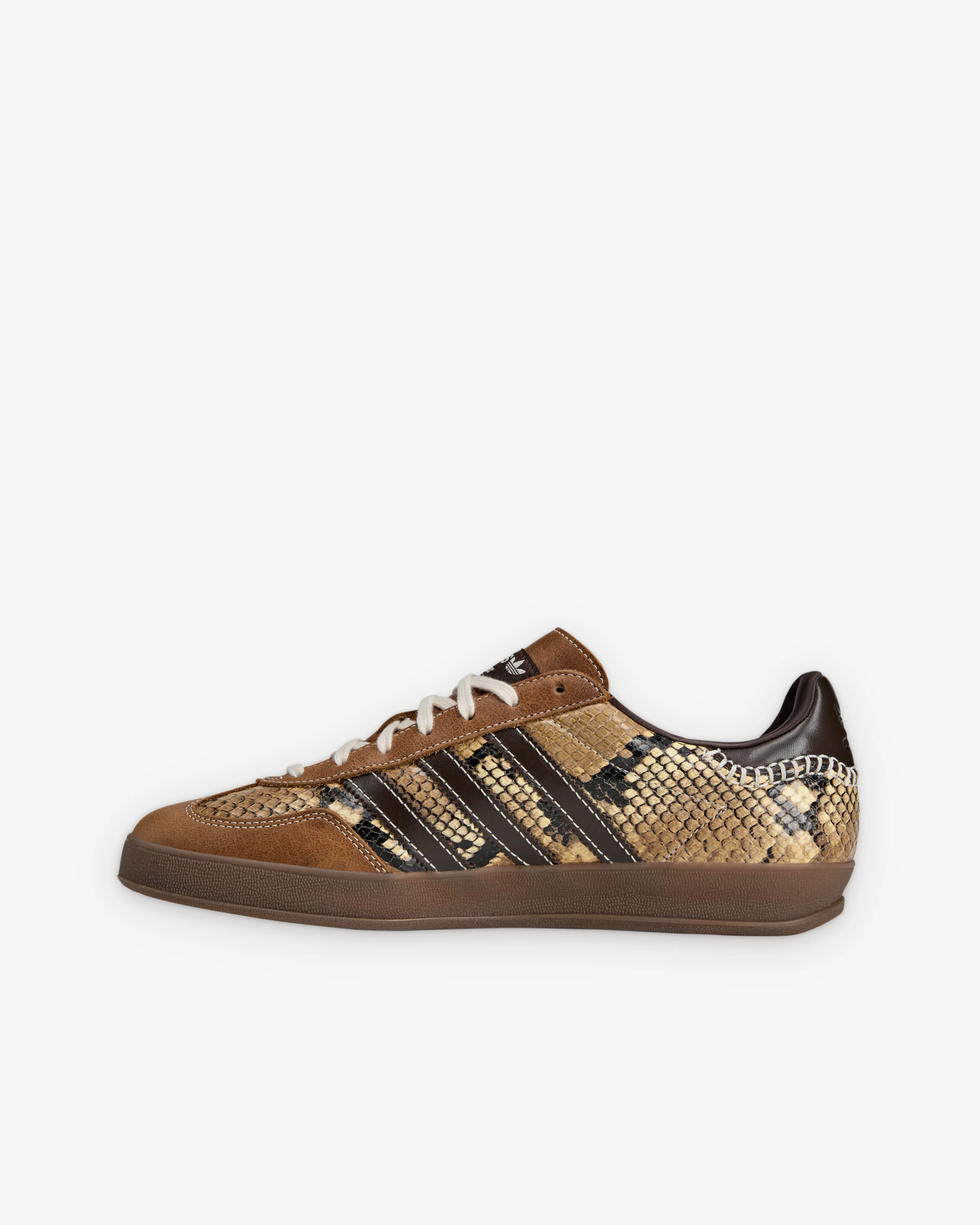 Adidas - Men's Wales Bonner Gazelle Snake - (Dark Brown/Wonder White) - Image 2
