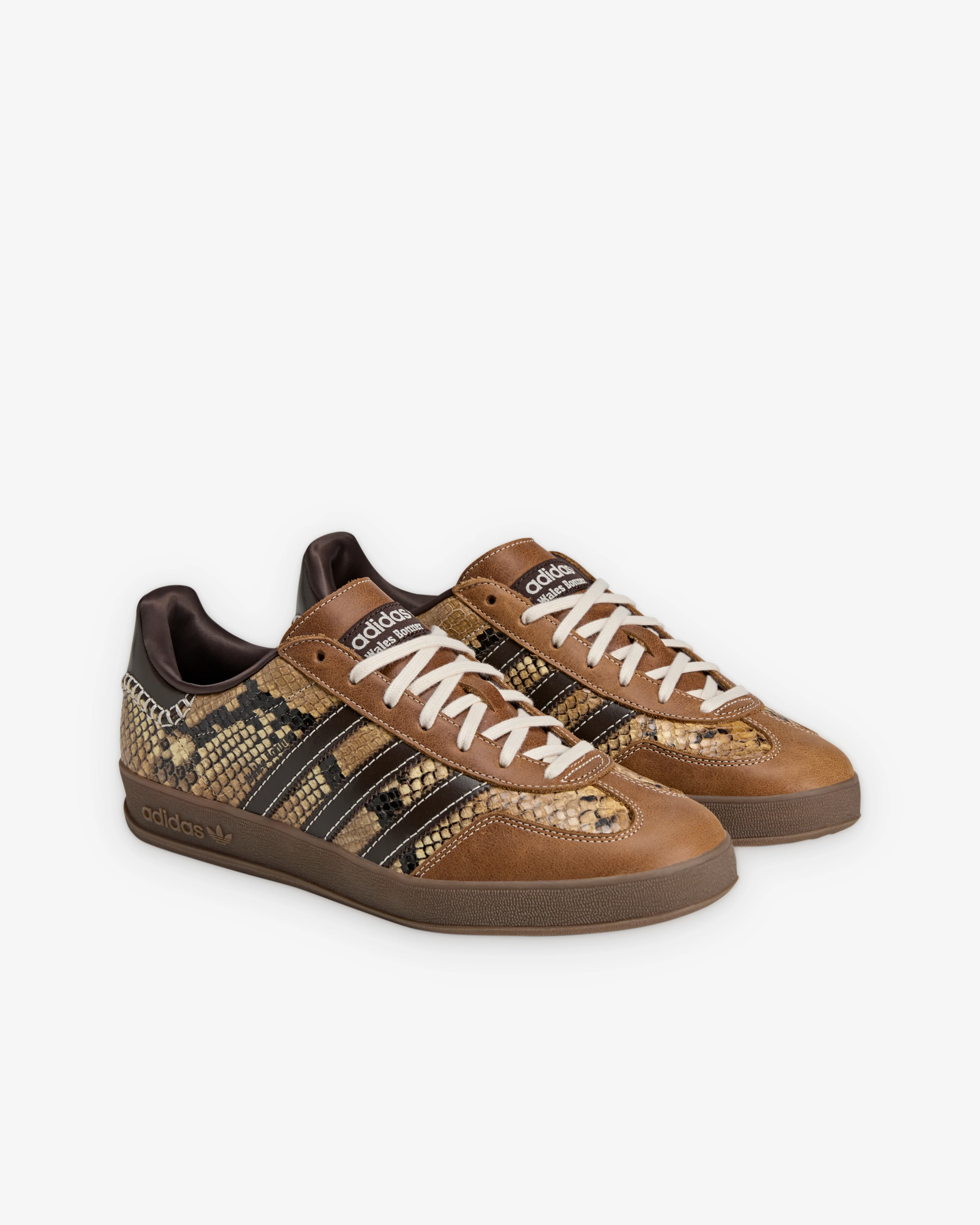 Adidas - Men's Wales Bonner Gazelle Snake - (Dark Brown/Wonder White) - Image 3