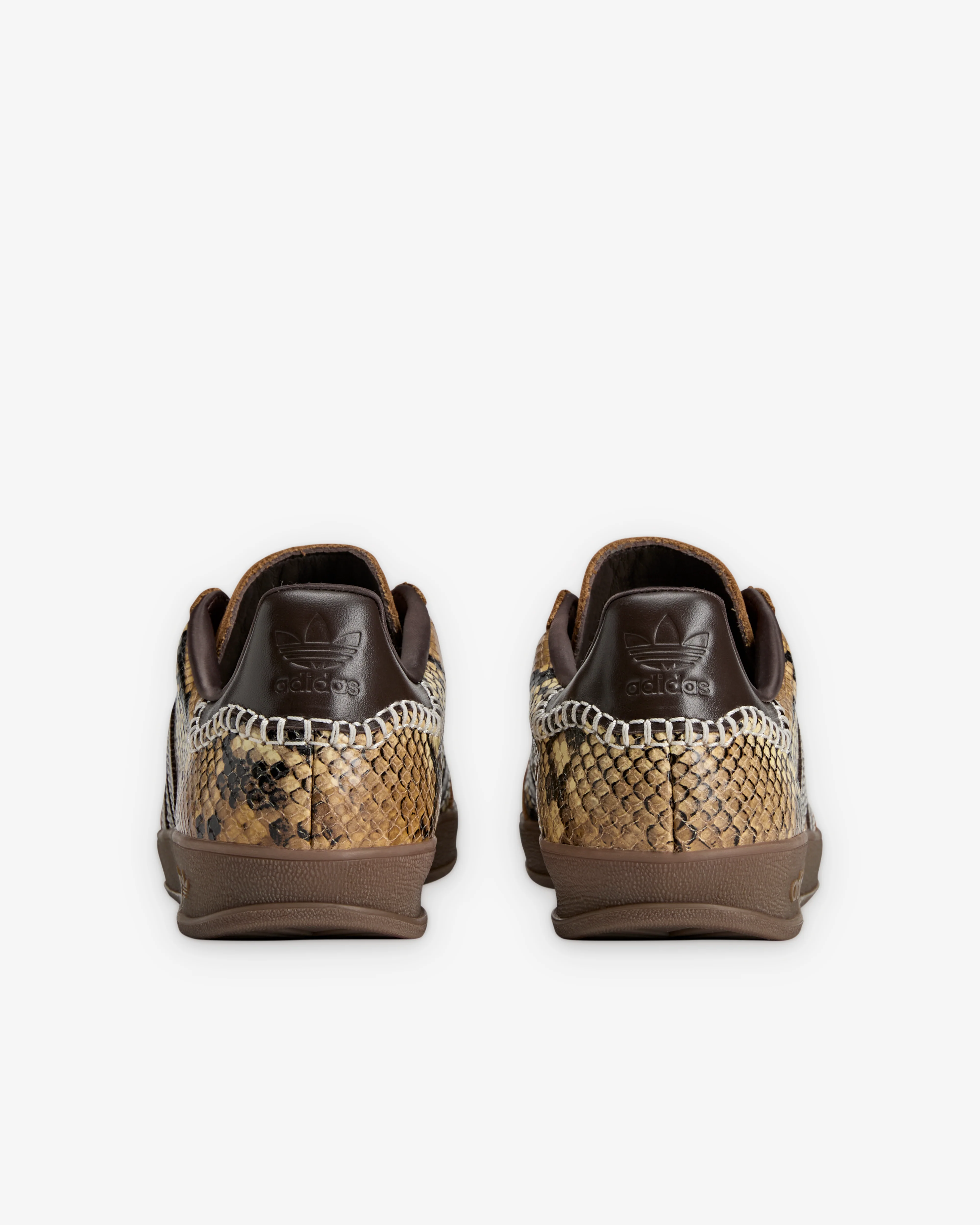 Adidas - Men's Wales Bonner Gazelle Snake - (Dark Brown/Wonder White) - Image 4