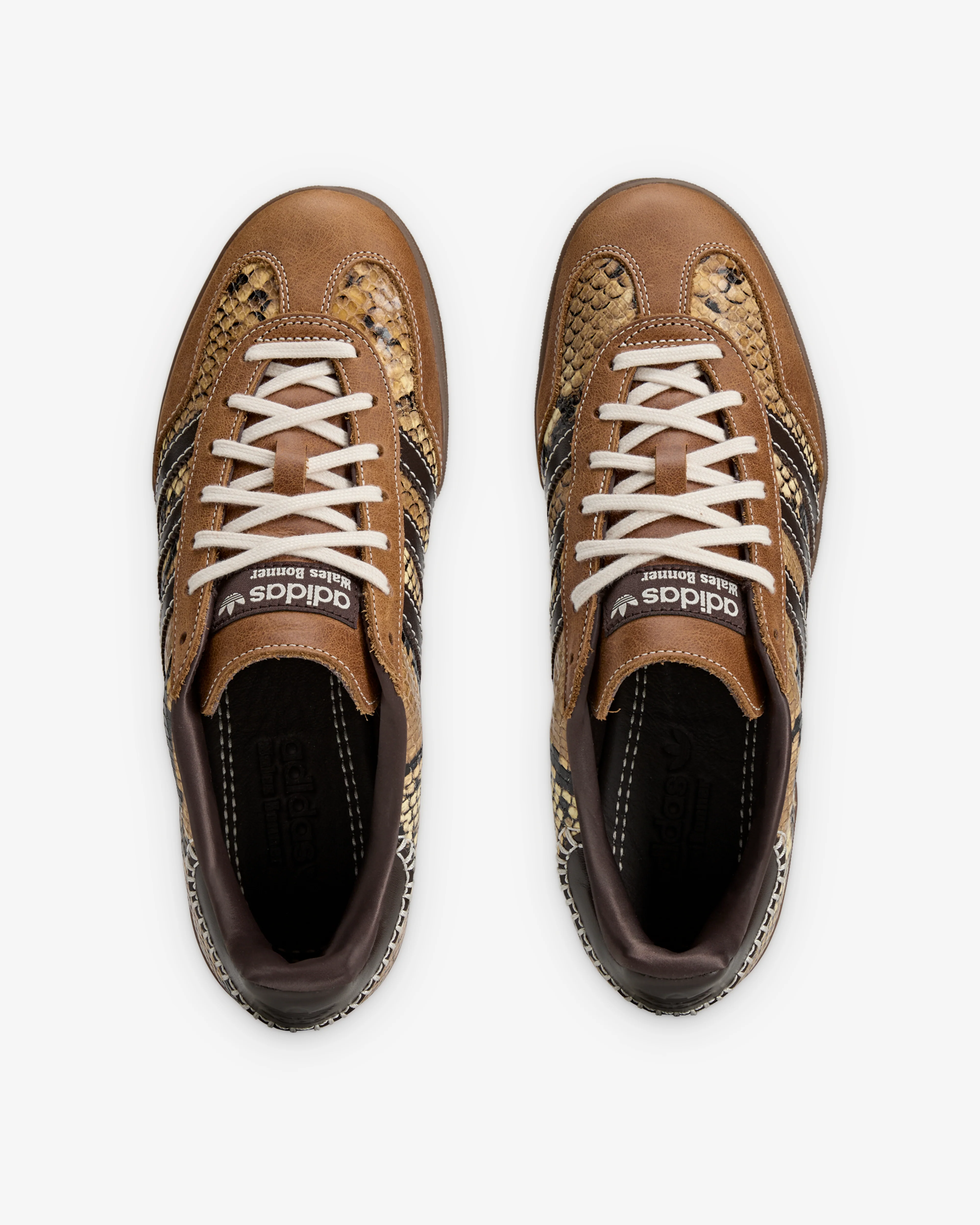 Adidas - Men's Wales Bonner Gazelle Snake - (Dark Brown/Wonder White) - Image 5