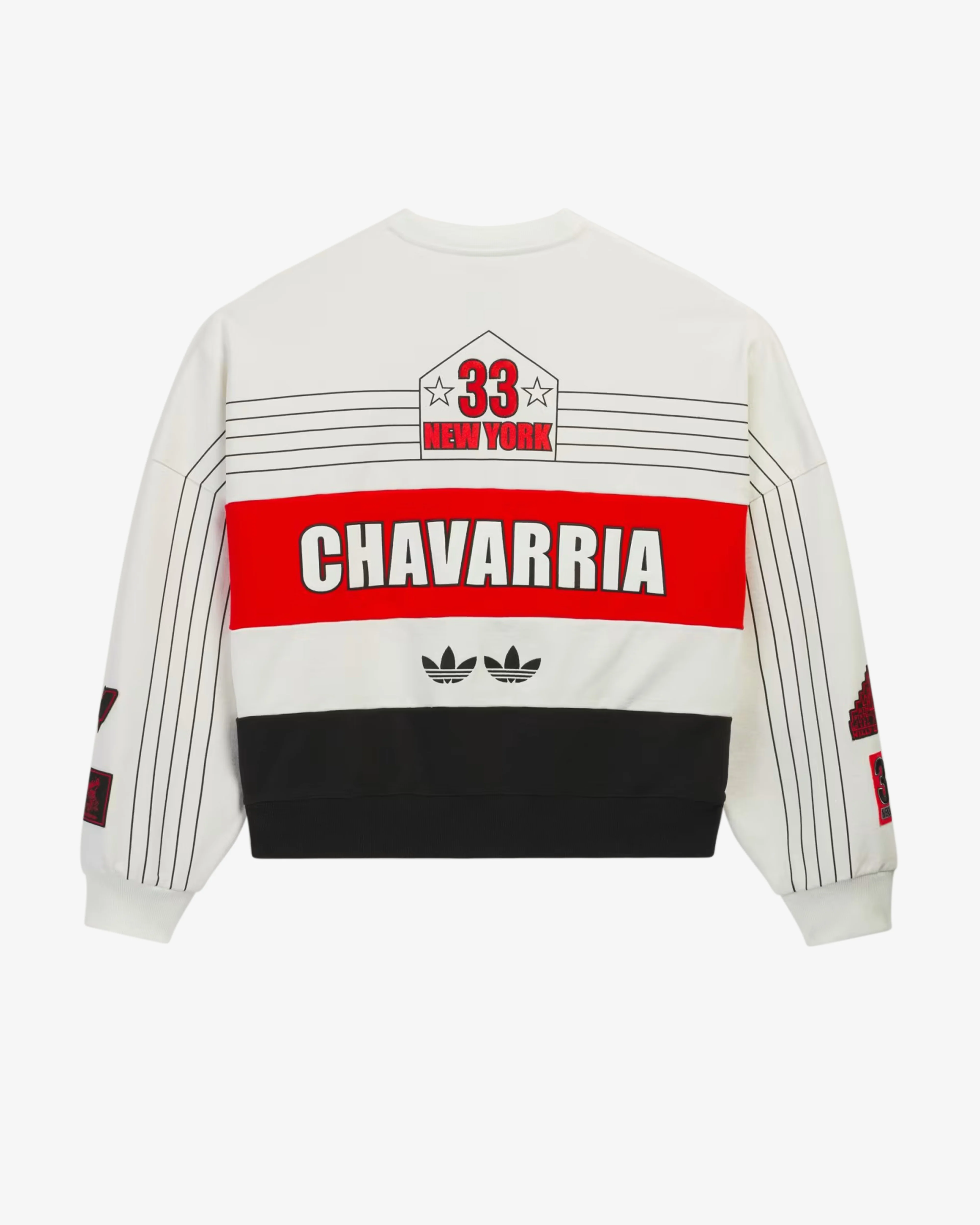 Adidas - Men's Chavarria NY Crewneck Sweatshirt - (Off White) - Image 2