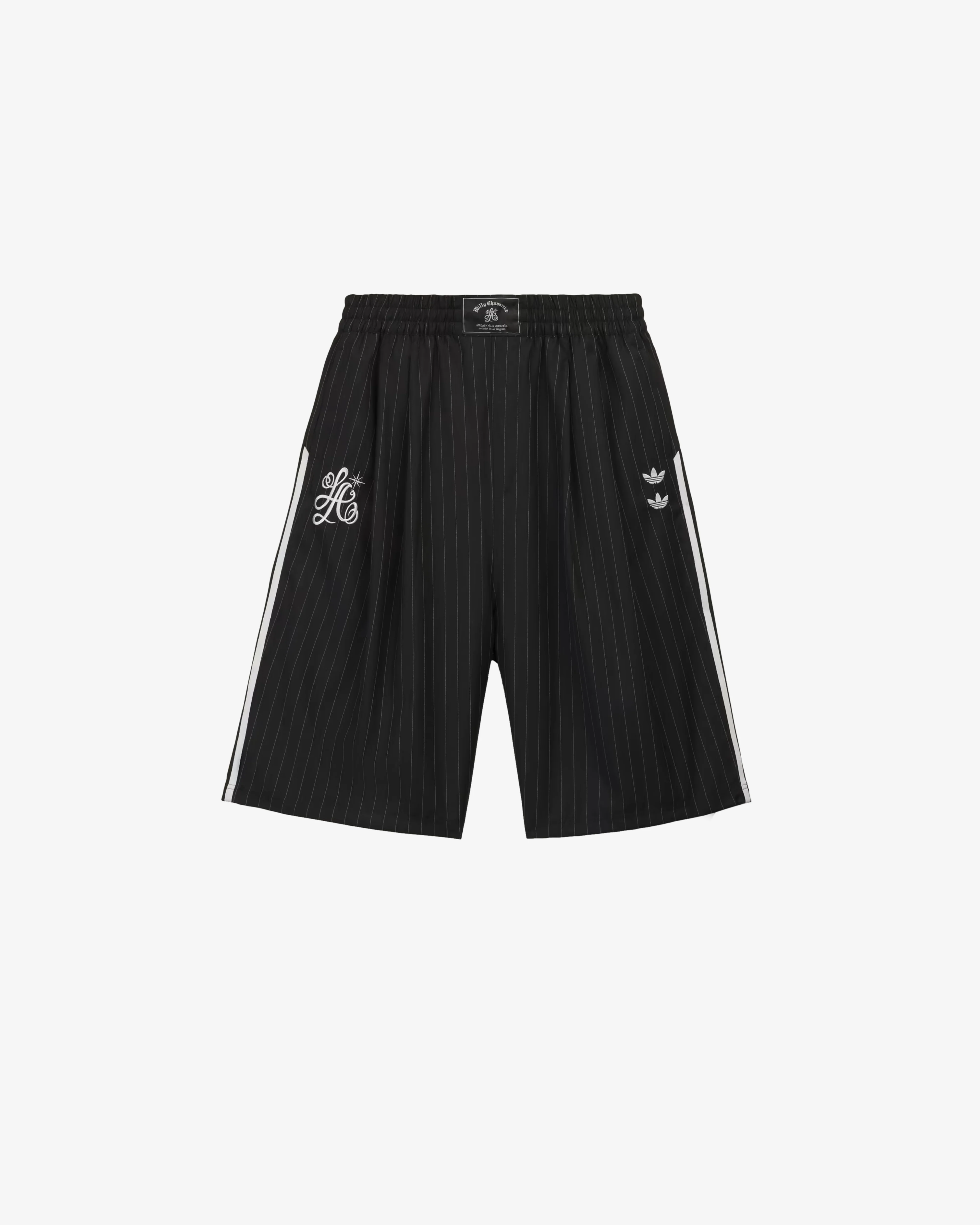 Adidas - Men's Chavarria Pinstripe Long Short - (Black/White)