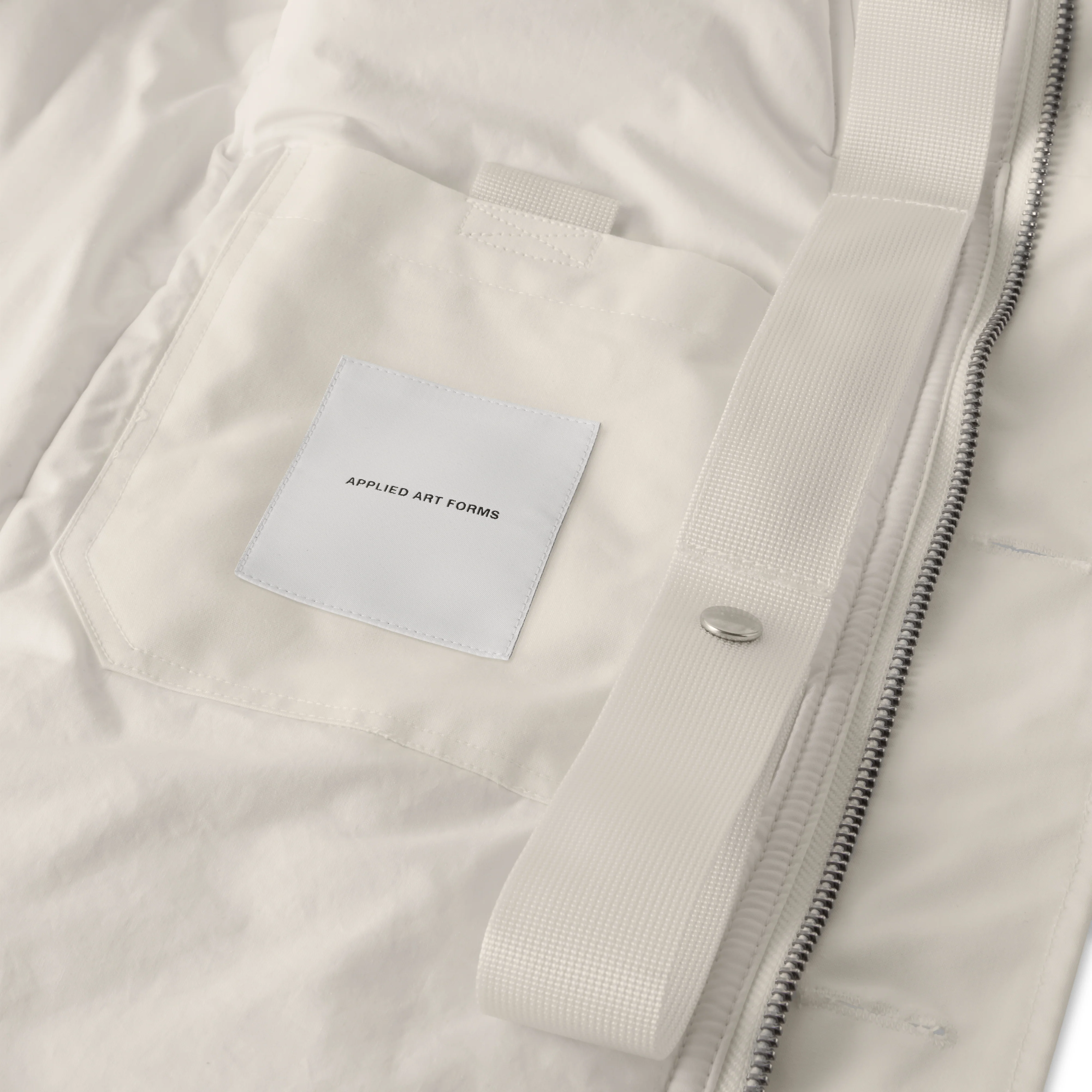 Applied Art Forms - CM1-1 Hooded Deck Jacket - (Ecru) - Image 5