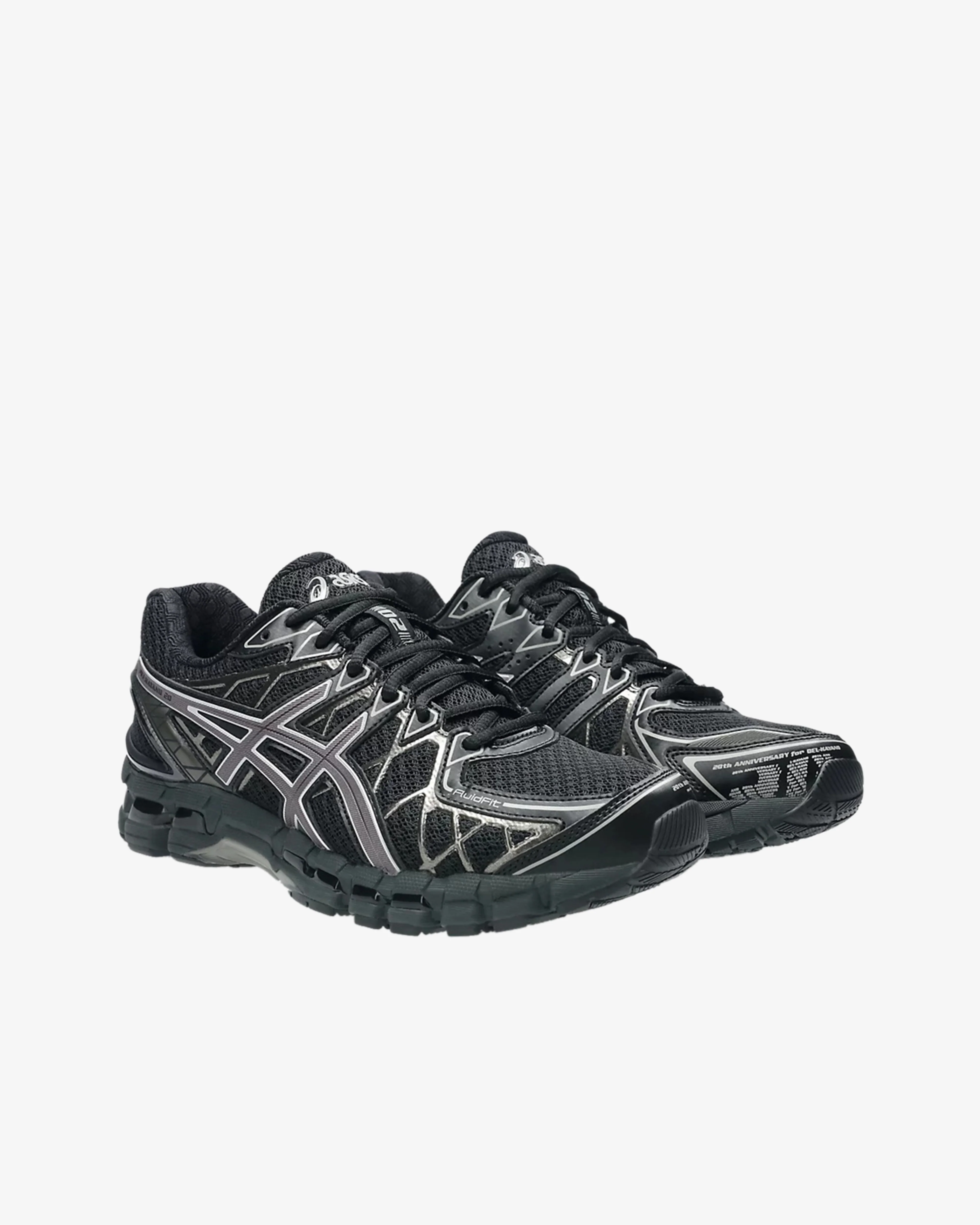 Asics - Men's Gel-Kayano 20 Sneakers - (Black/Clay Grey) - Image 4