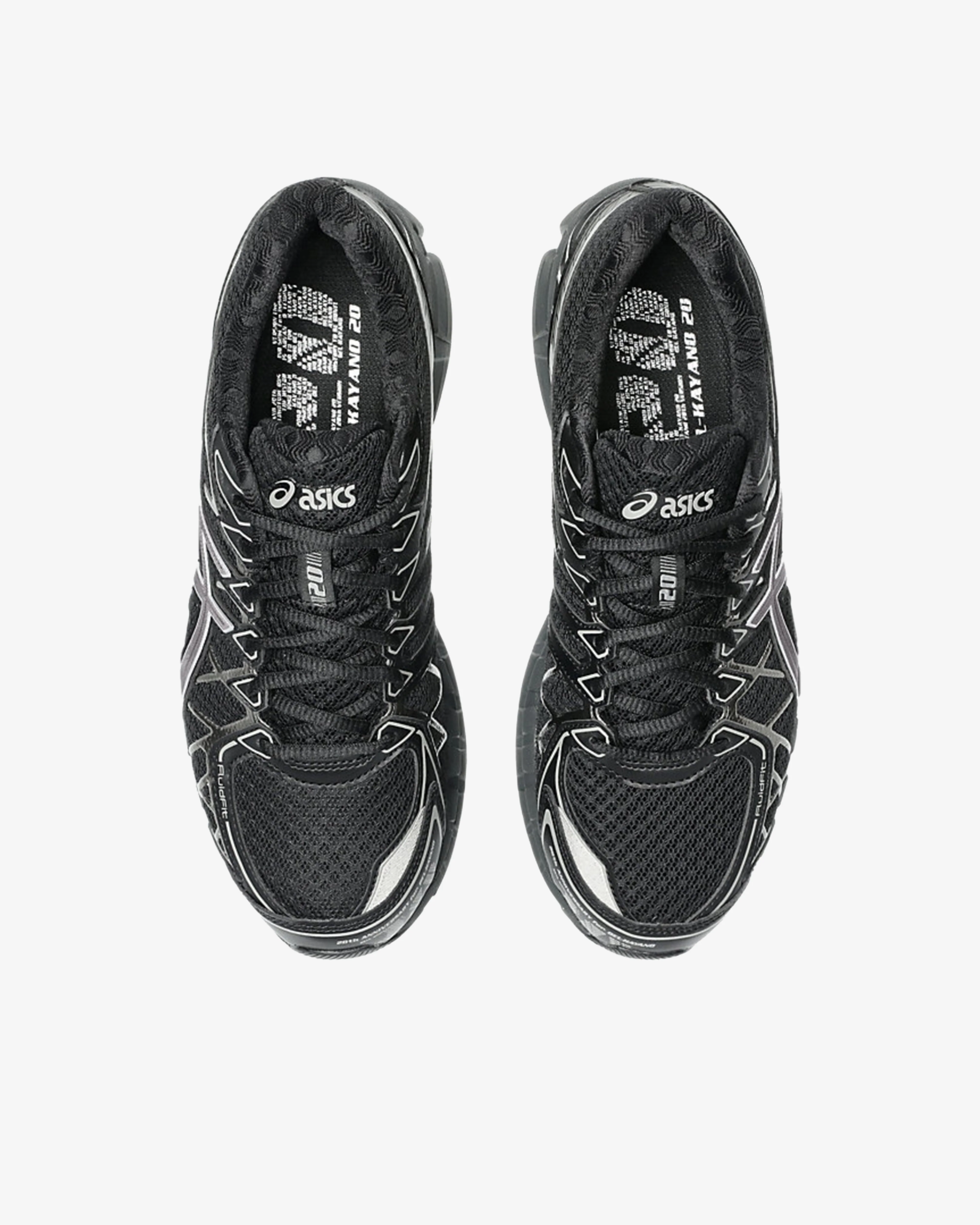 Asics - Men's Gel-Kayano 20 Sneakers - (Black/Clay Grey) - Image 5