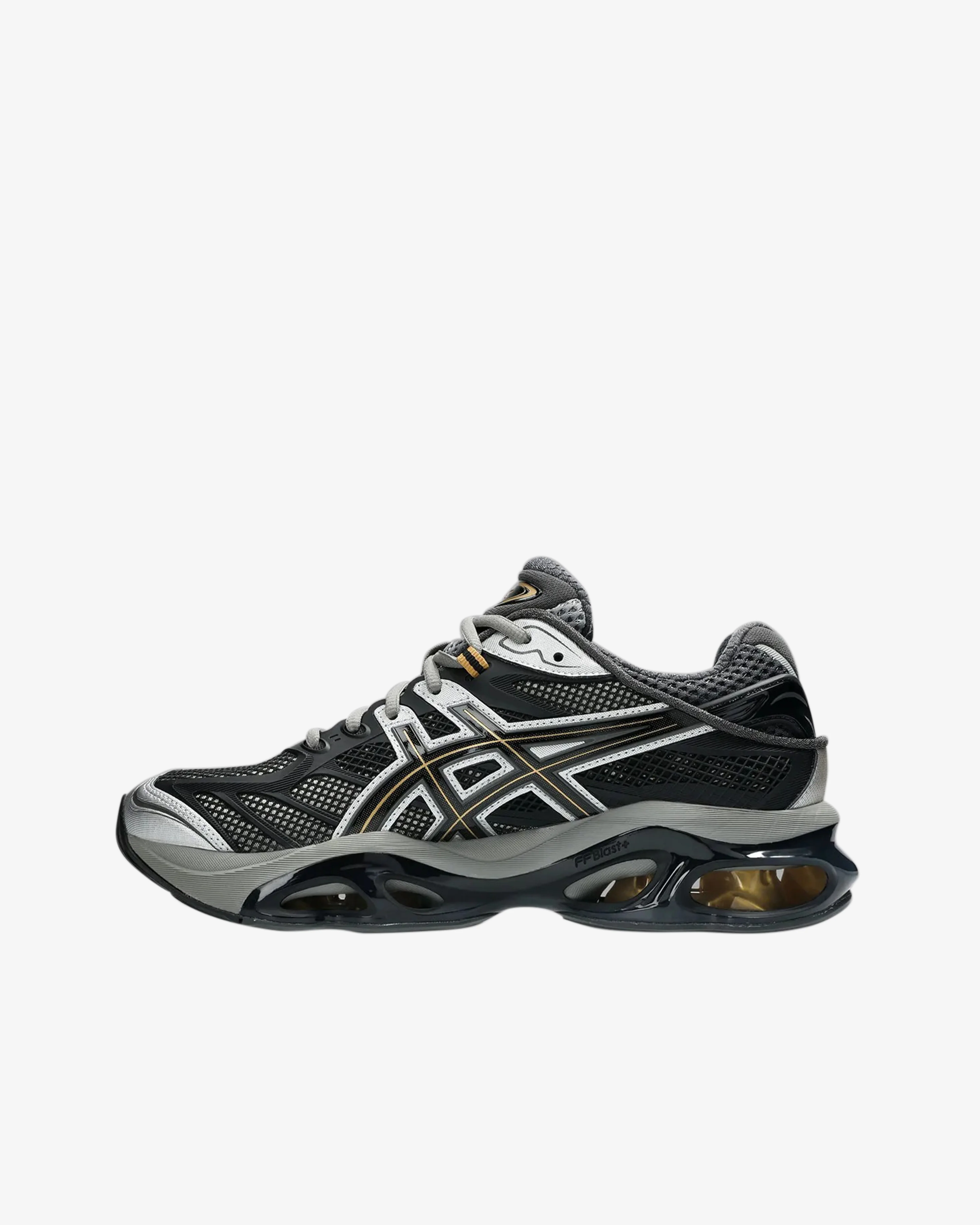 Asics - Men's Gel-Kinetic 2.0 Sneakers - (Charcoal Grey/Black) - Image 3