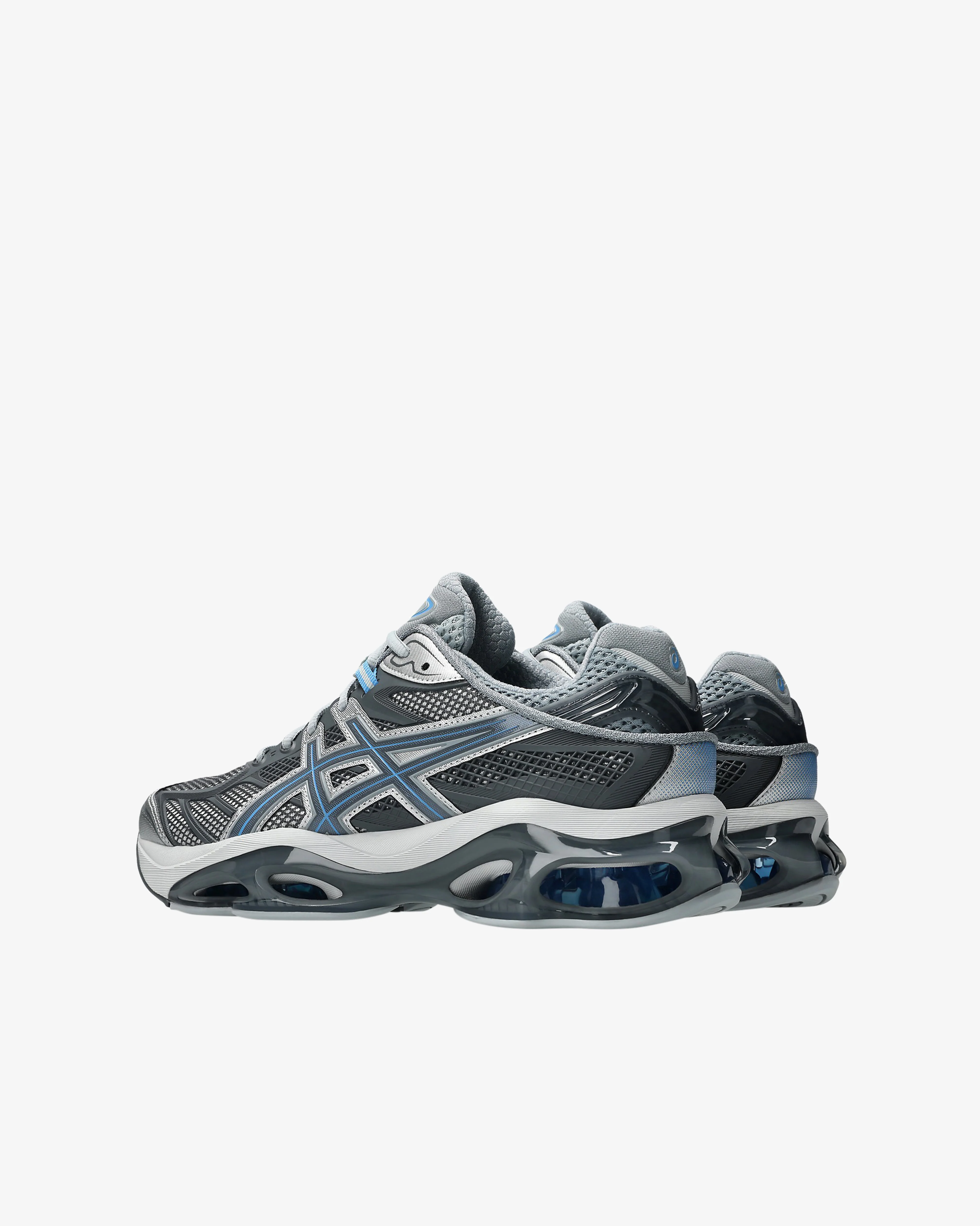 Asics - Men's Gel-Kinetic 2.0 Sneakers - (Silver/Blue) - Image 3