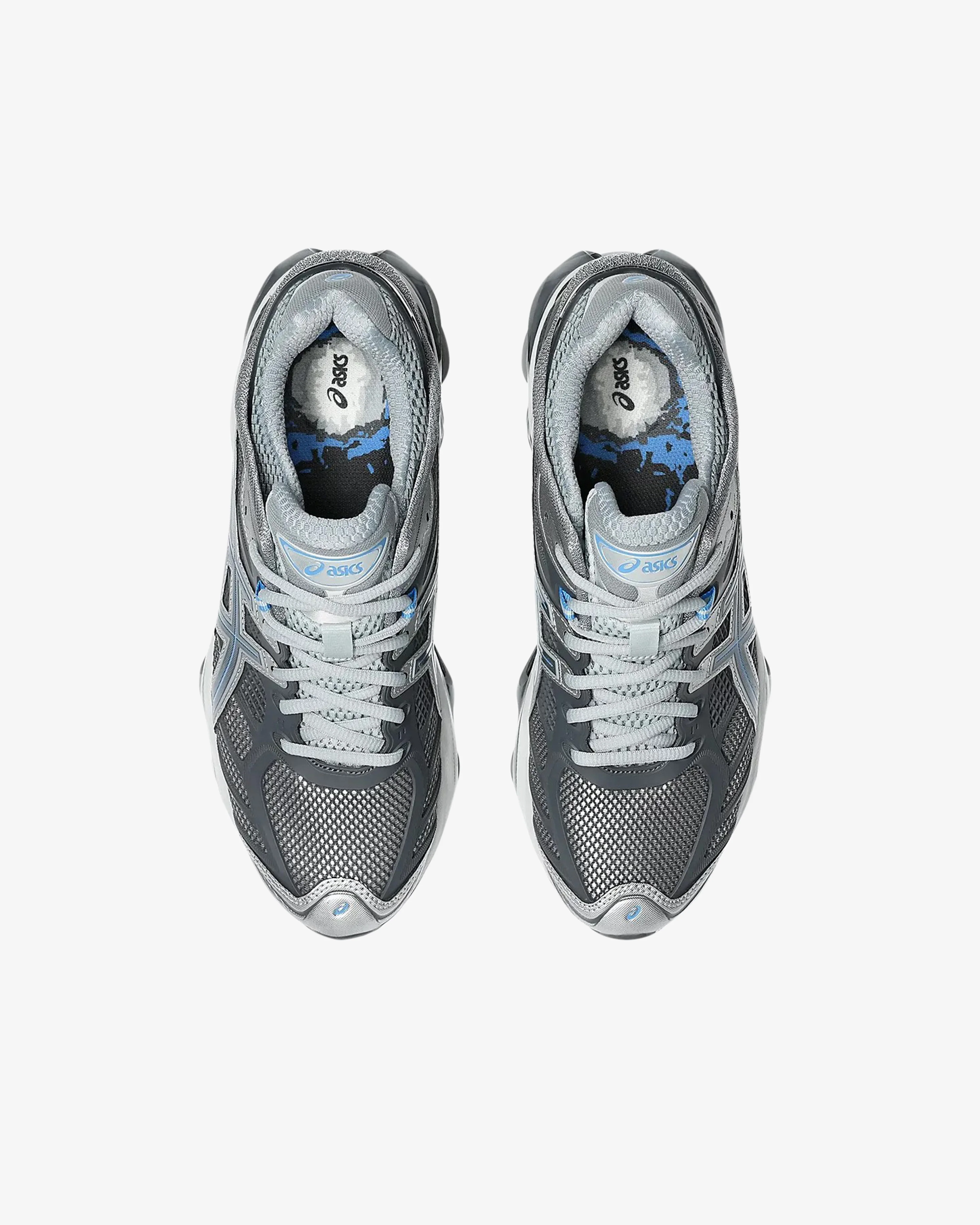 Asics - Men's Gel-Kinetic 2.0 Sneakers - (Silver/Blue) - Image 6