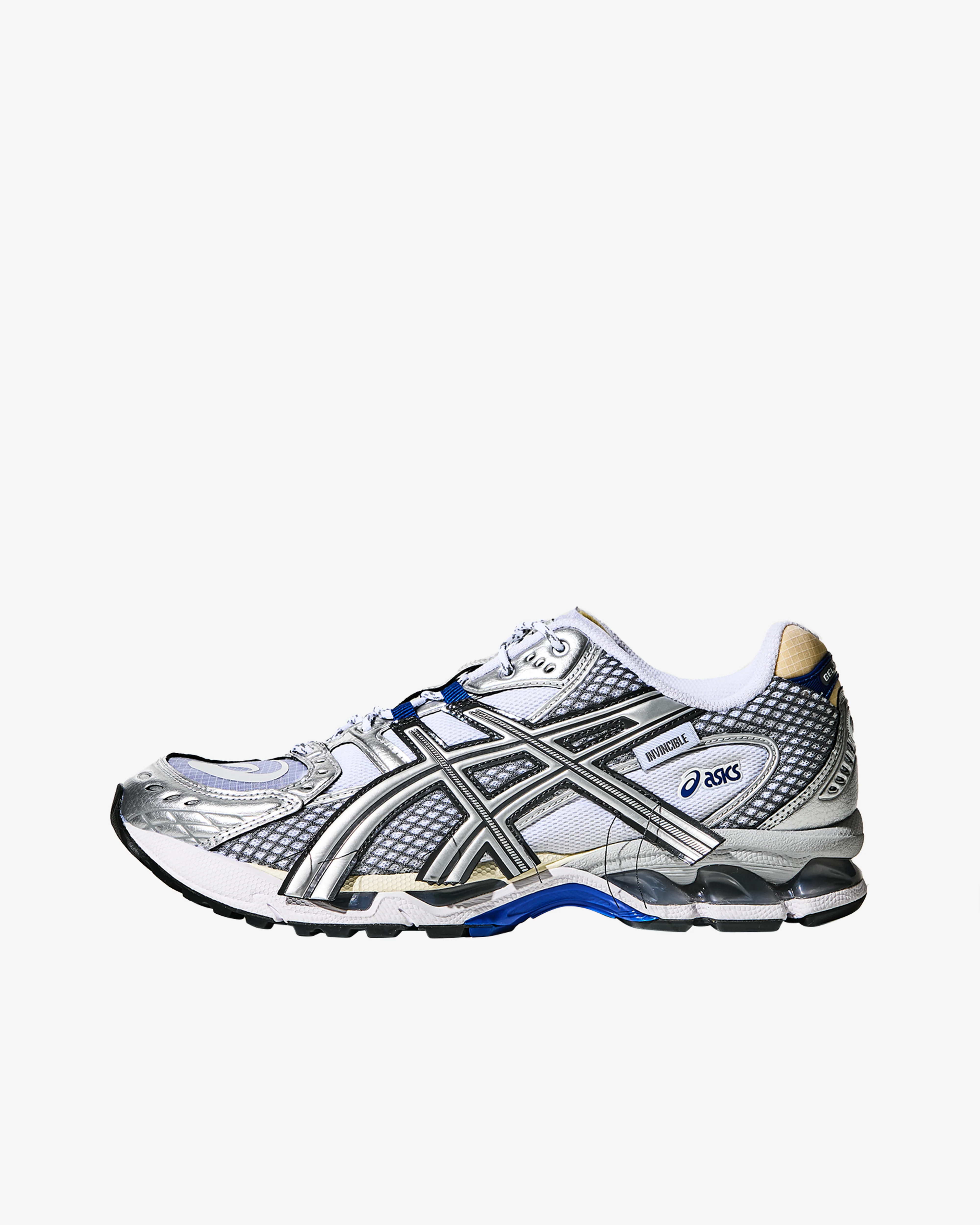 Asics - Men's Gel-Nimbus 10.1 Invincible Sneakers - (Silve/Blue) - Image 2