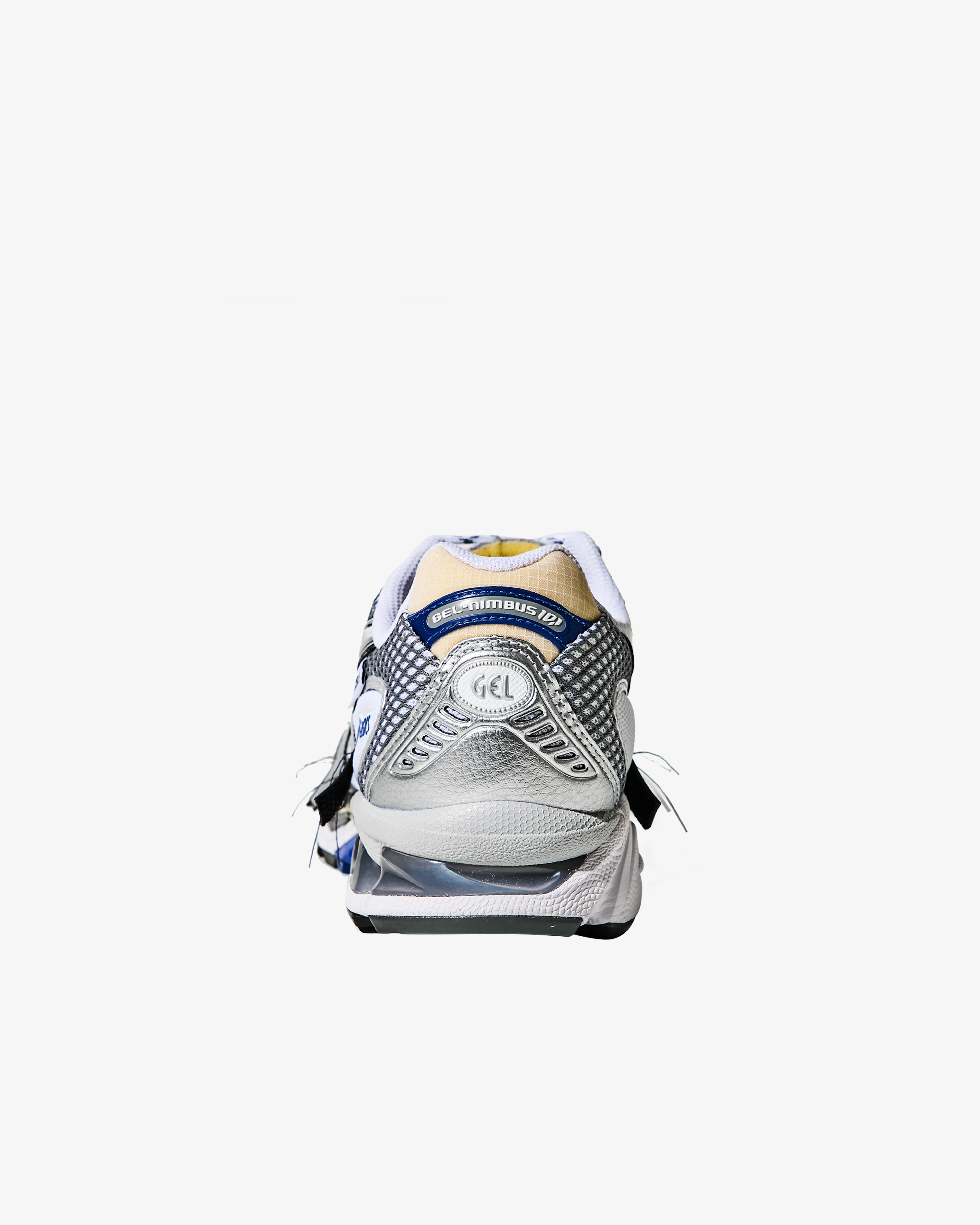 Asics - Men's Gel-Nimbus 10.1 Invincible Sneakers - (Silve/Blue) - Image 3