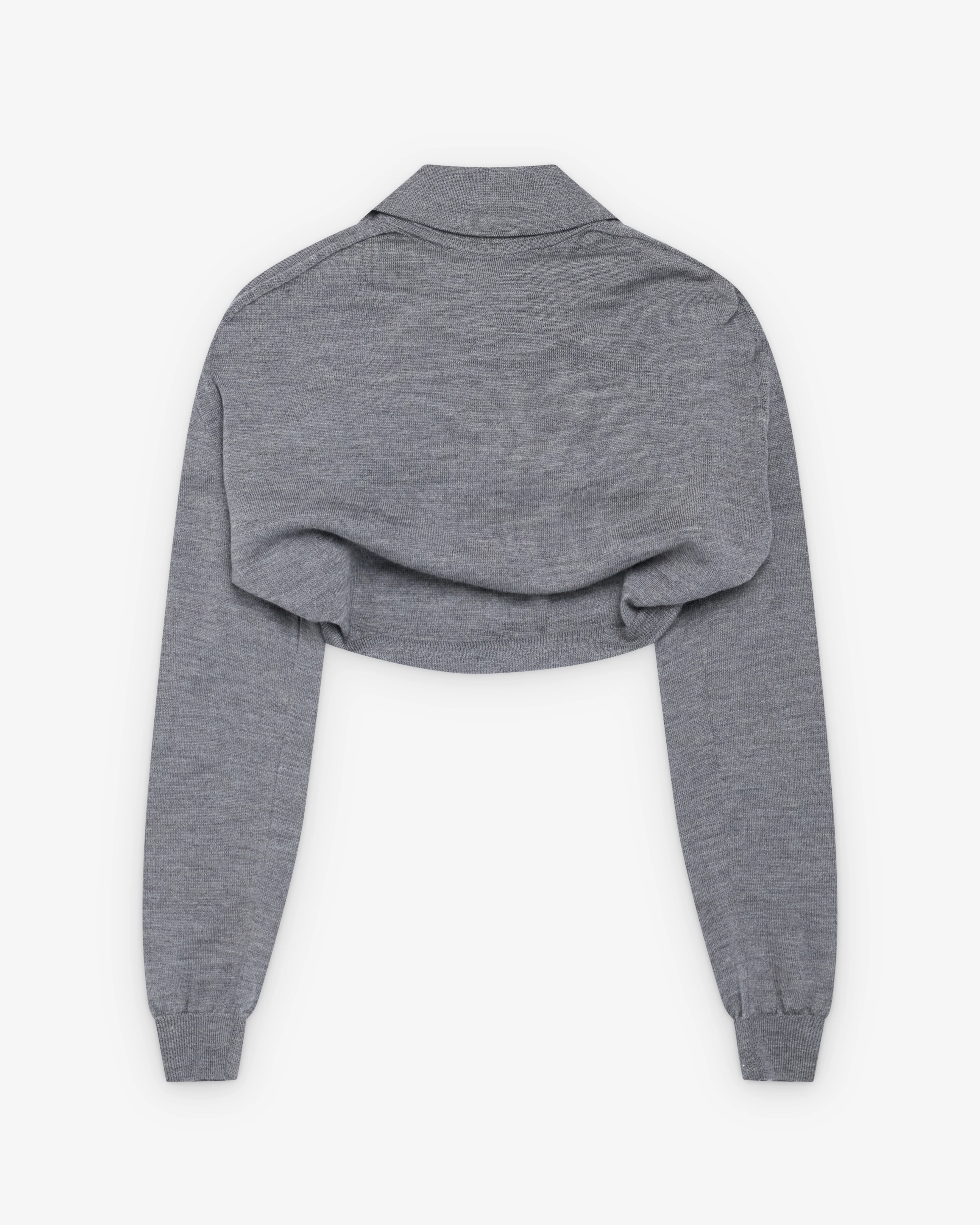 August Barron - Women's Lifted Cardigan - (Grey) - Image 2