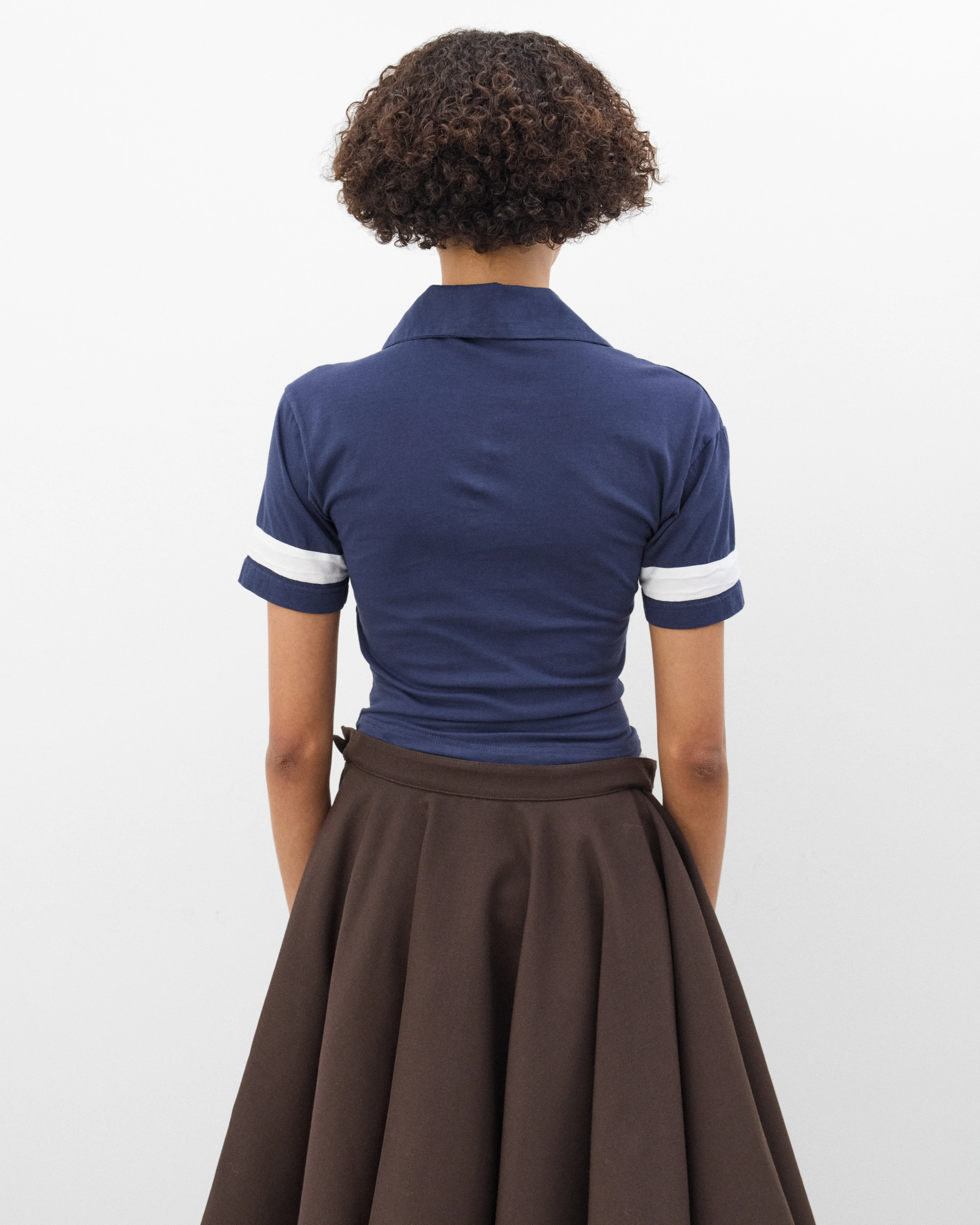 August Barron - Women's Tripple T-Shirt - (Navy/Pink/Grey) - Image 4