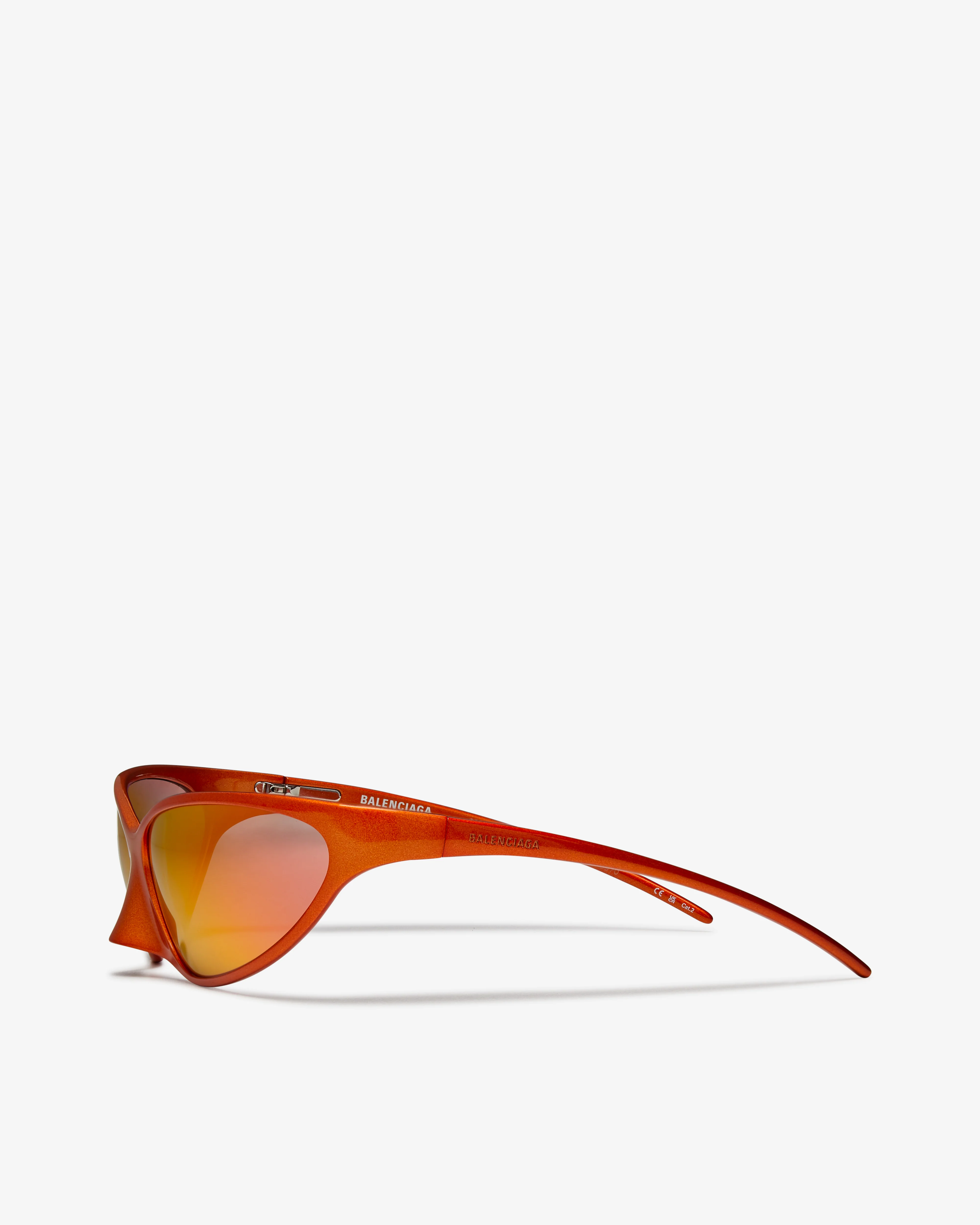 Balenciaga - Women's 4G Cat Sunglasses - (Metallic Red) - Image 3