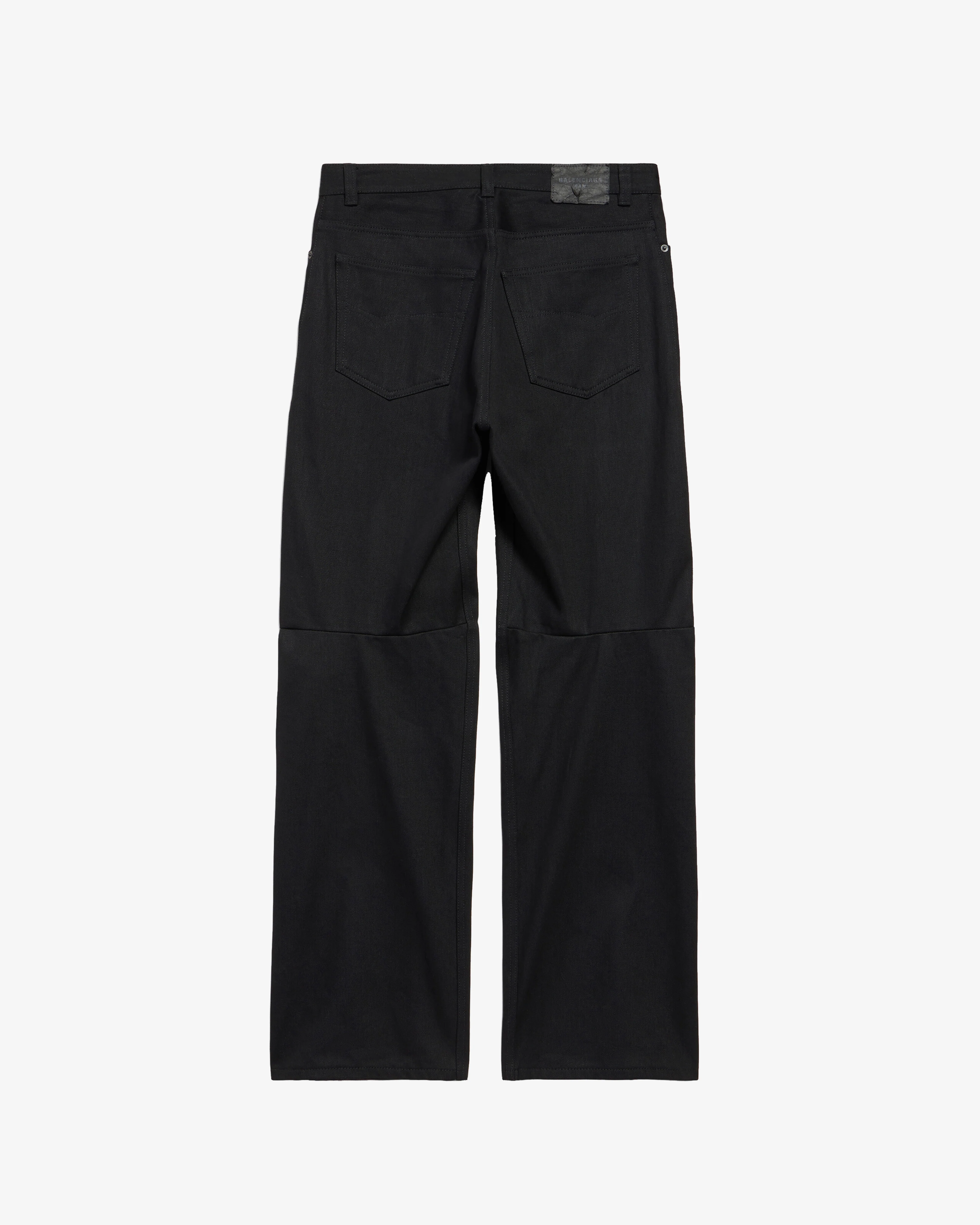 Balenciaga - Men's Curved Knee Pants - (Black) - Image 2