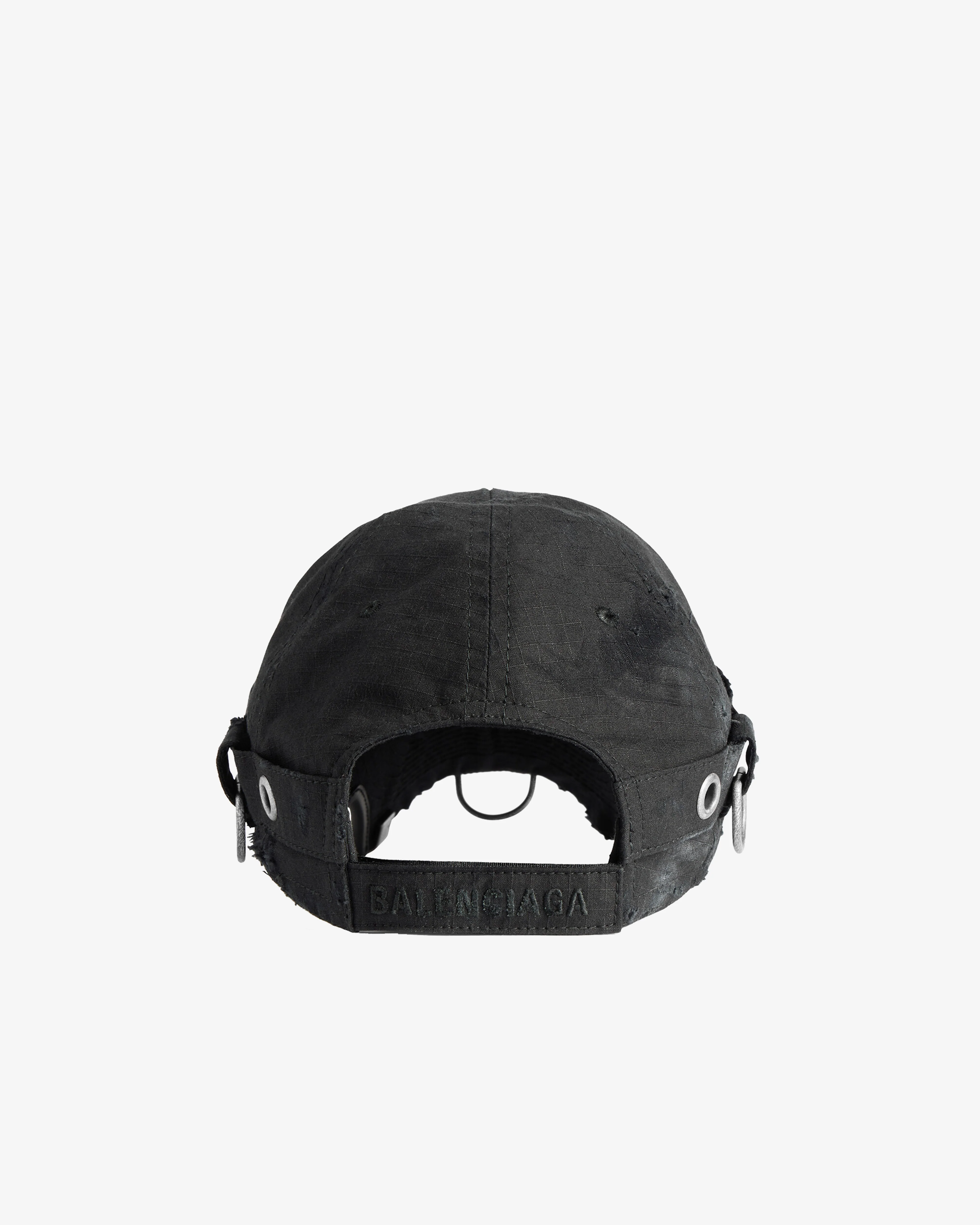 Balenciaga - Men's D-ring Cargo Cap - (Black) - Image 4