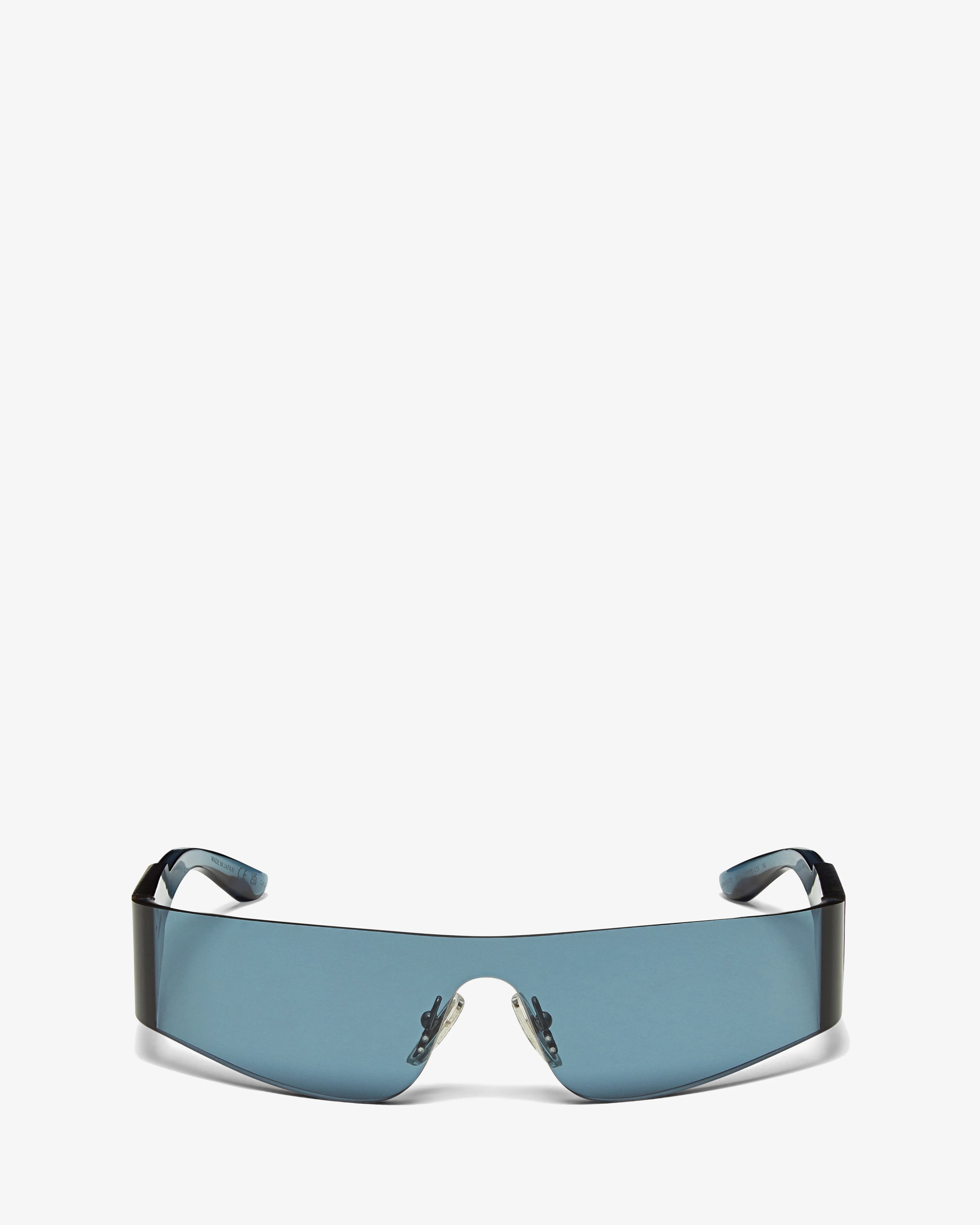 Balenciaga - Women's Mono Rectangle Sunglasses - (Blue)