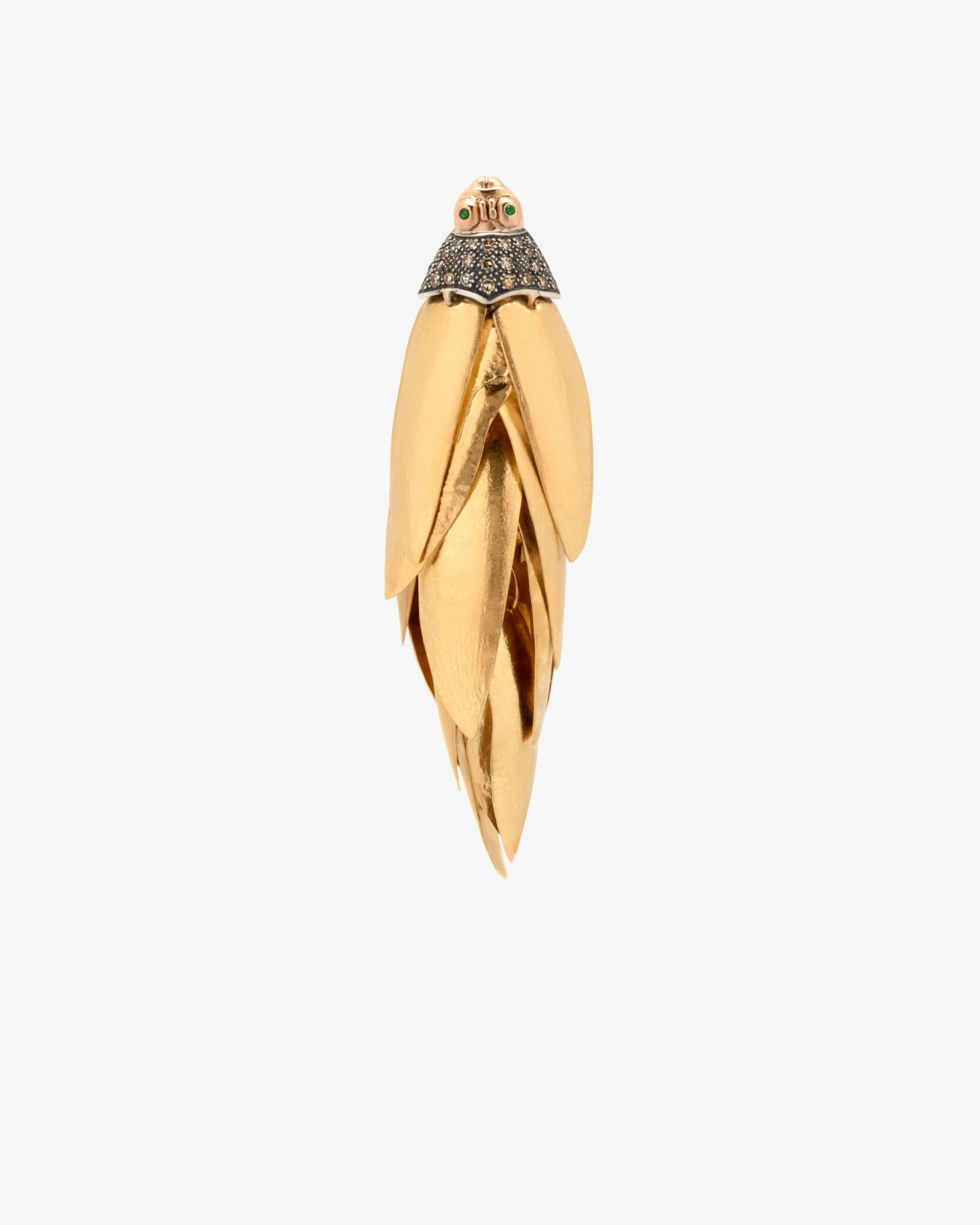 Bibi Van Der Velden - Women's Scarab Gold Bunch Earring - (Multi)