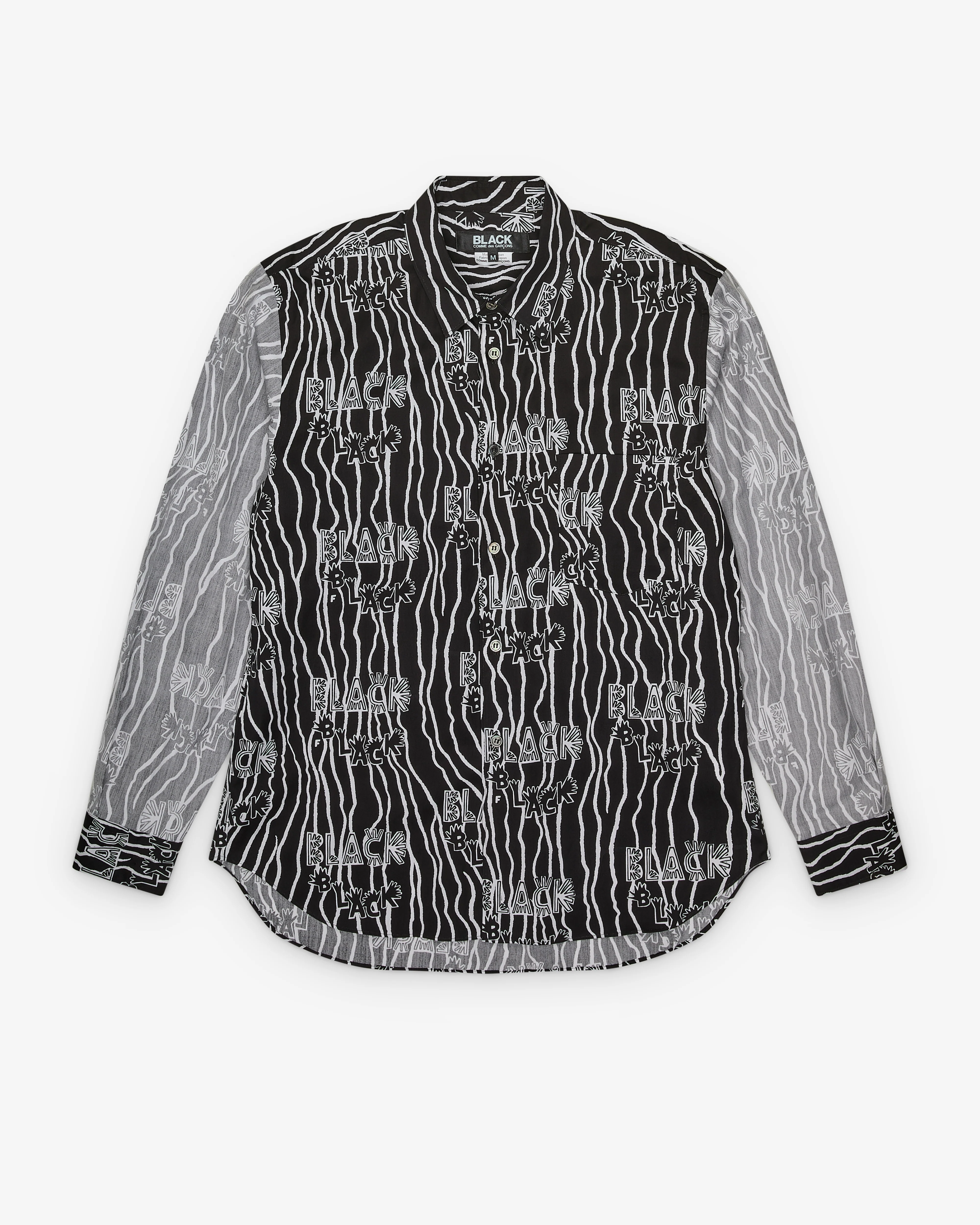Black Comme des Garçons - Reverse Panel Shirt - (Black)