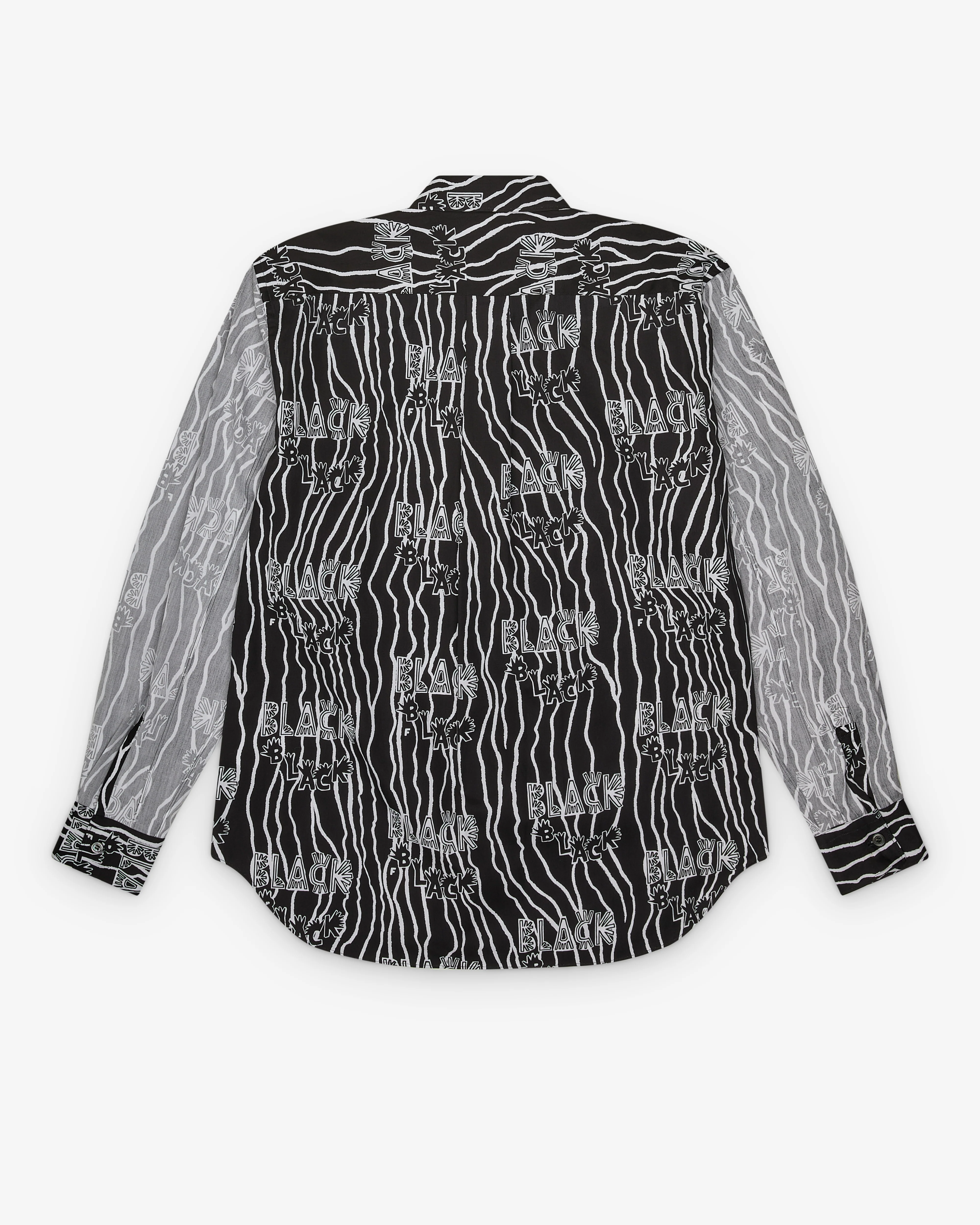 Black Comme des Garçons - Reverse Panel Shirt - (Black) - Image 2