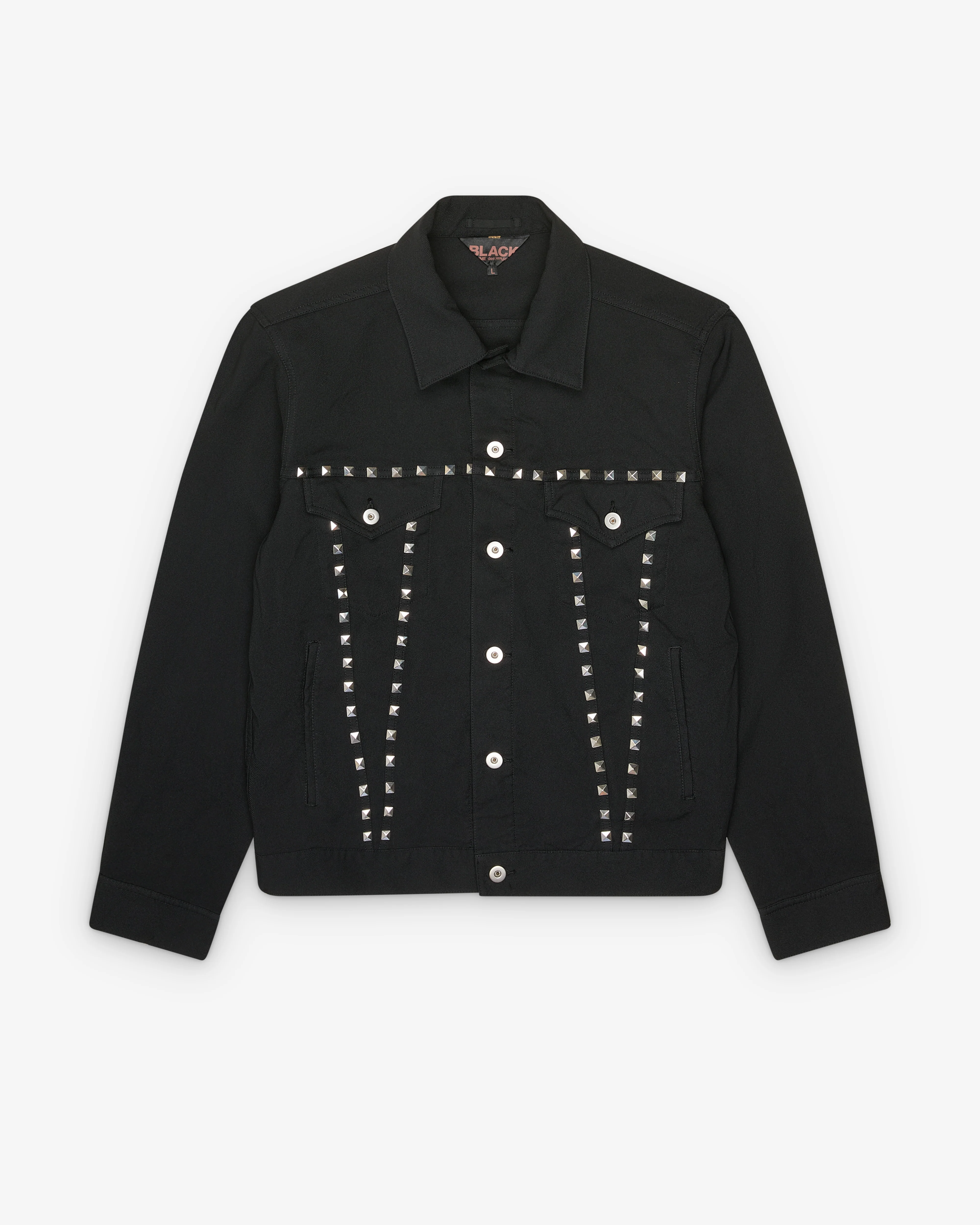 Black Comme des Garçons - Studded Trucker Jacket - (Black)