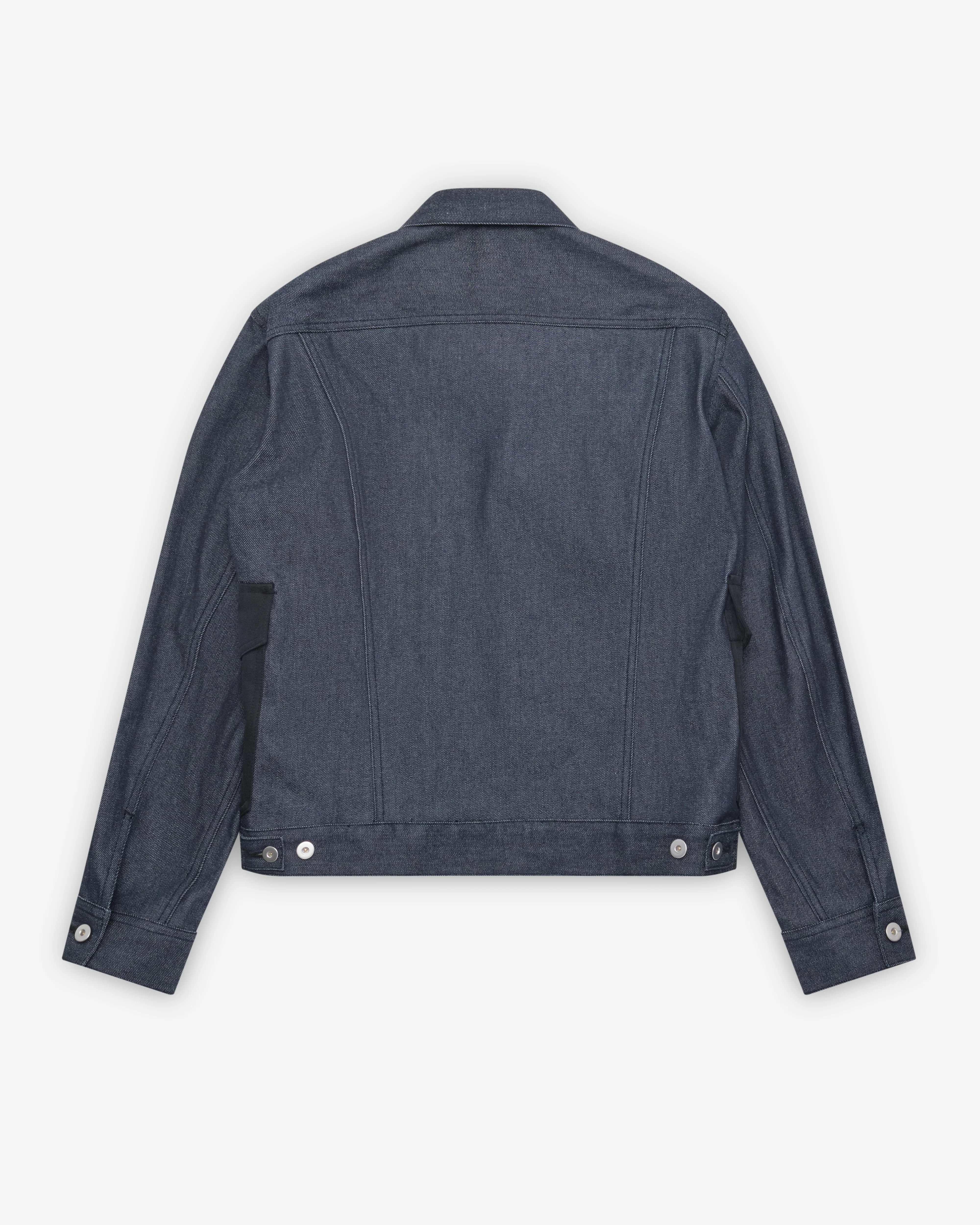Black Comme des Garçons - Two-Toned Jacket - (Indigo/Black) - Image 2
