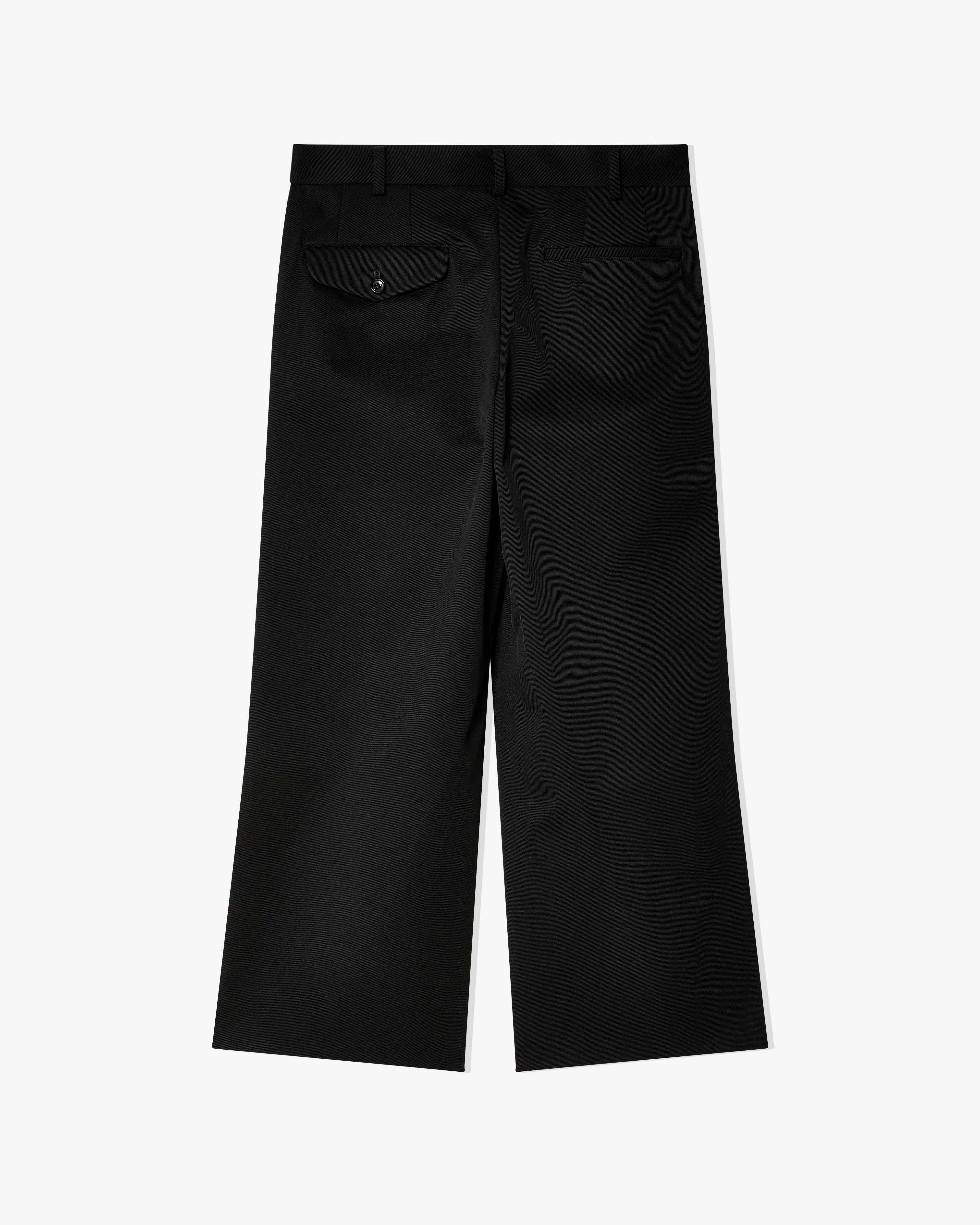 Black Comme des Garçons - Wide Leg Pants - (Black) - Image 2