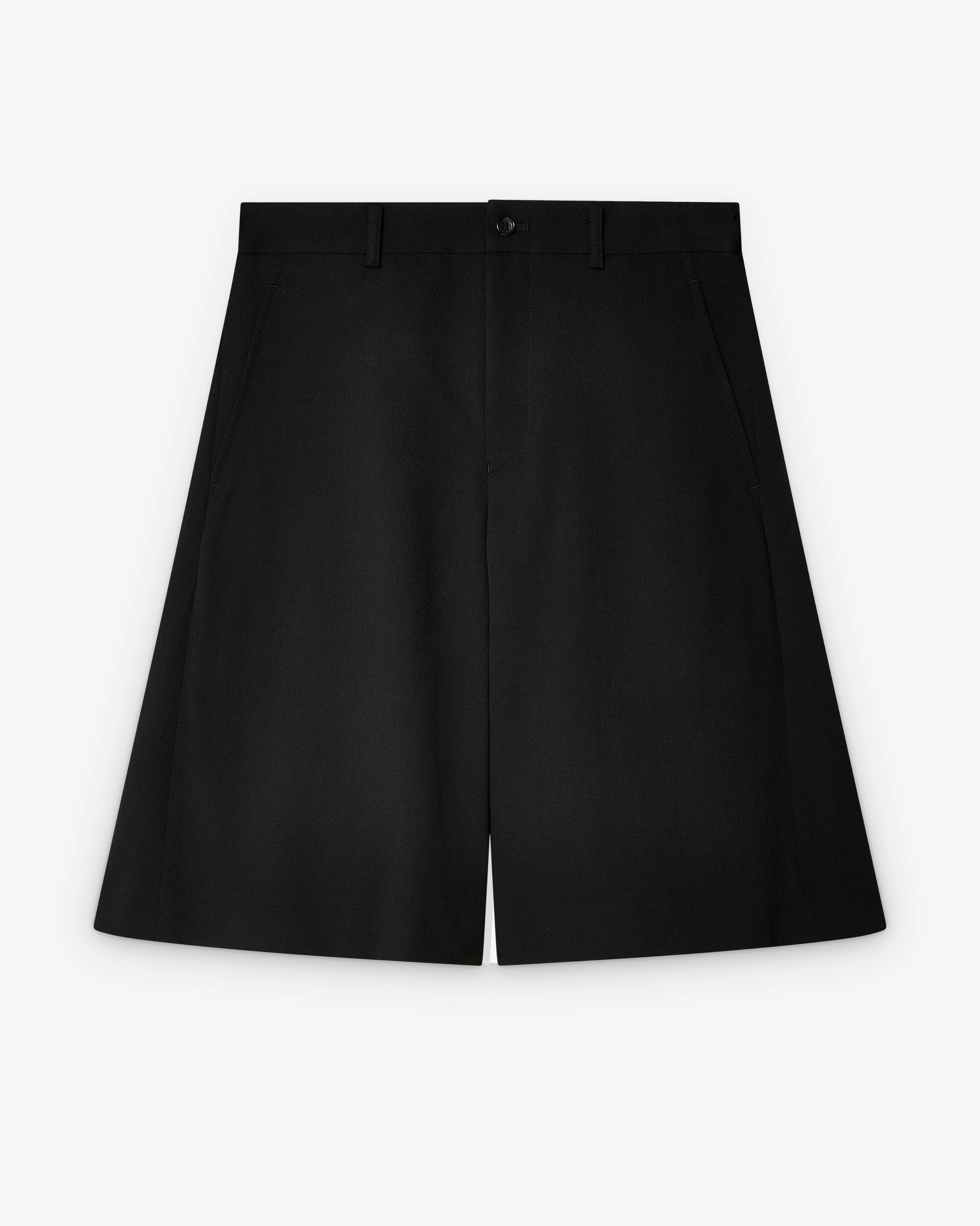 Black Comme des Garçons - Knee Length Shorts - (Black)