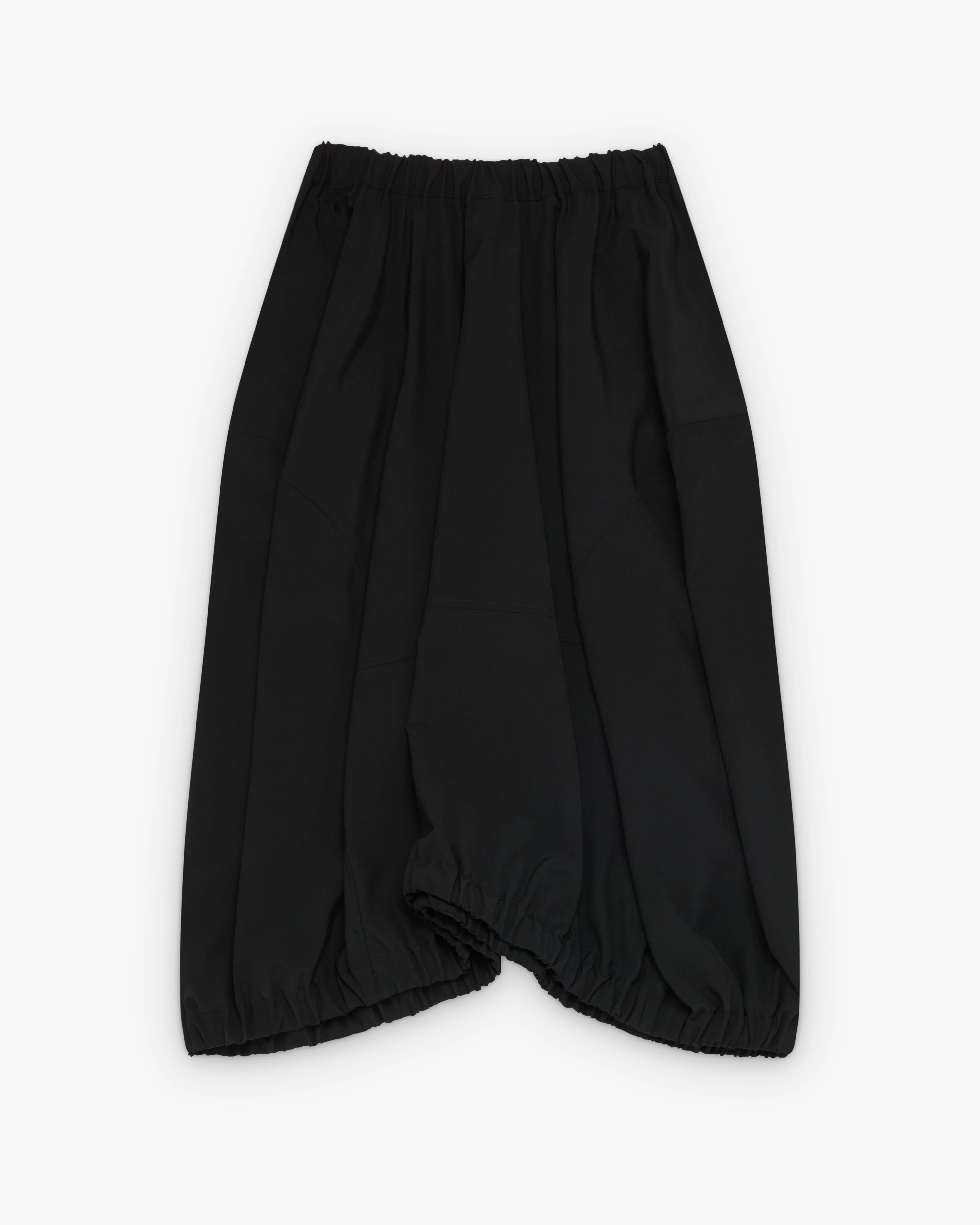 Black Comme des Garçons - Tropical Wool Skirt - (Black) - Image 2