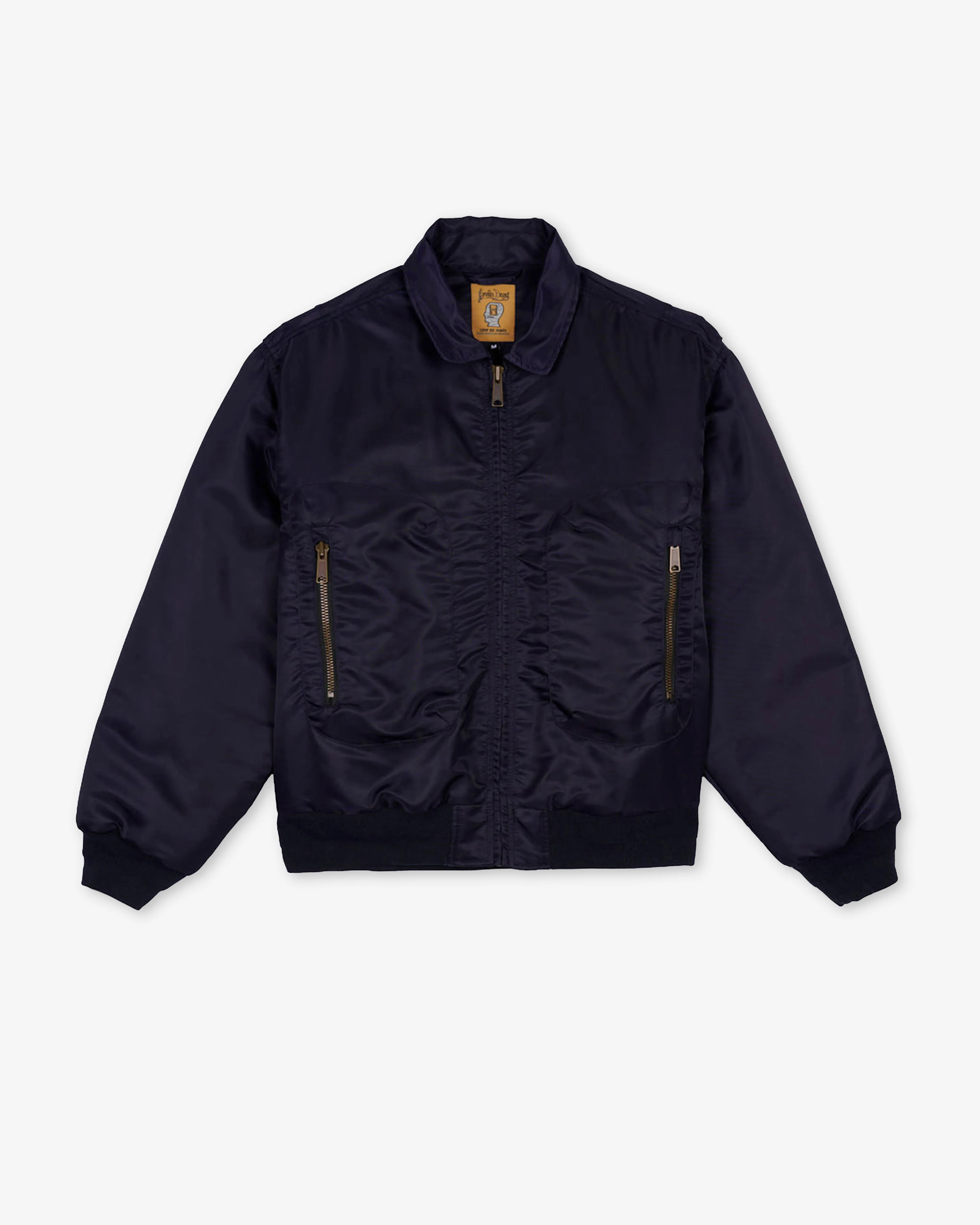 Brain Dead - Men's 3D Flight Jacket - (Navy)