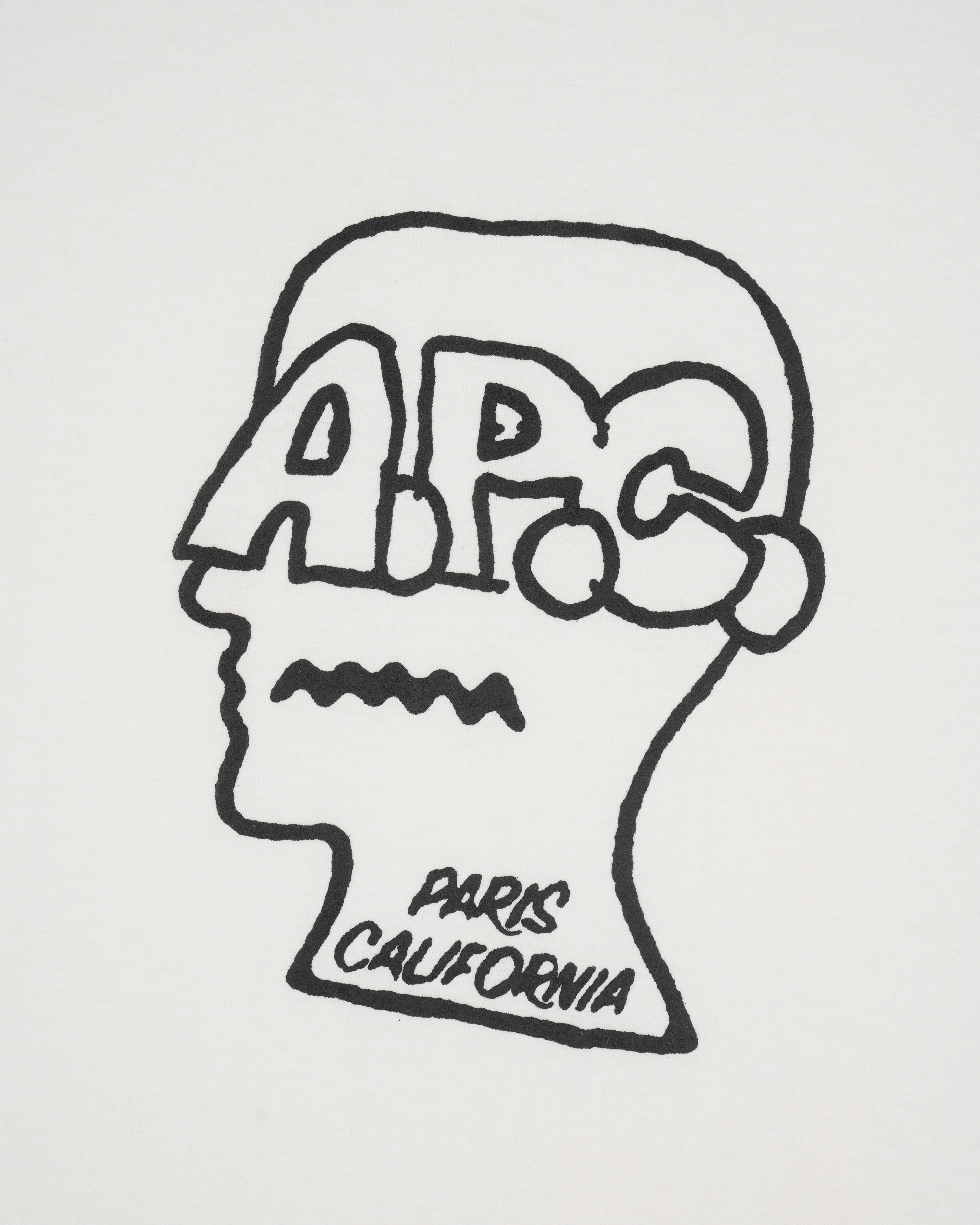 Brain Dead - A.P.C. Men's T-Shirt - (White) - Image 2
