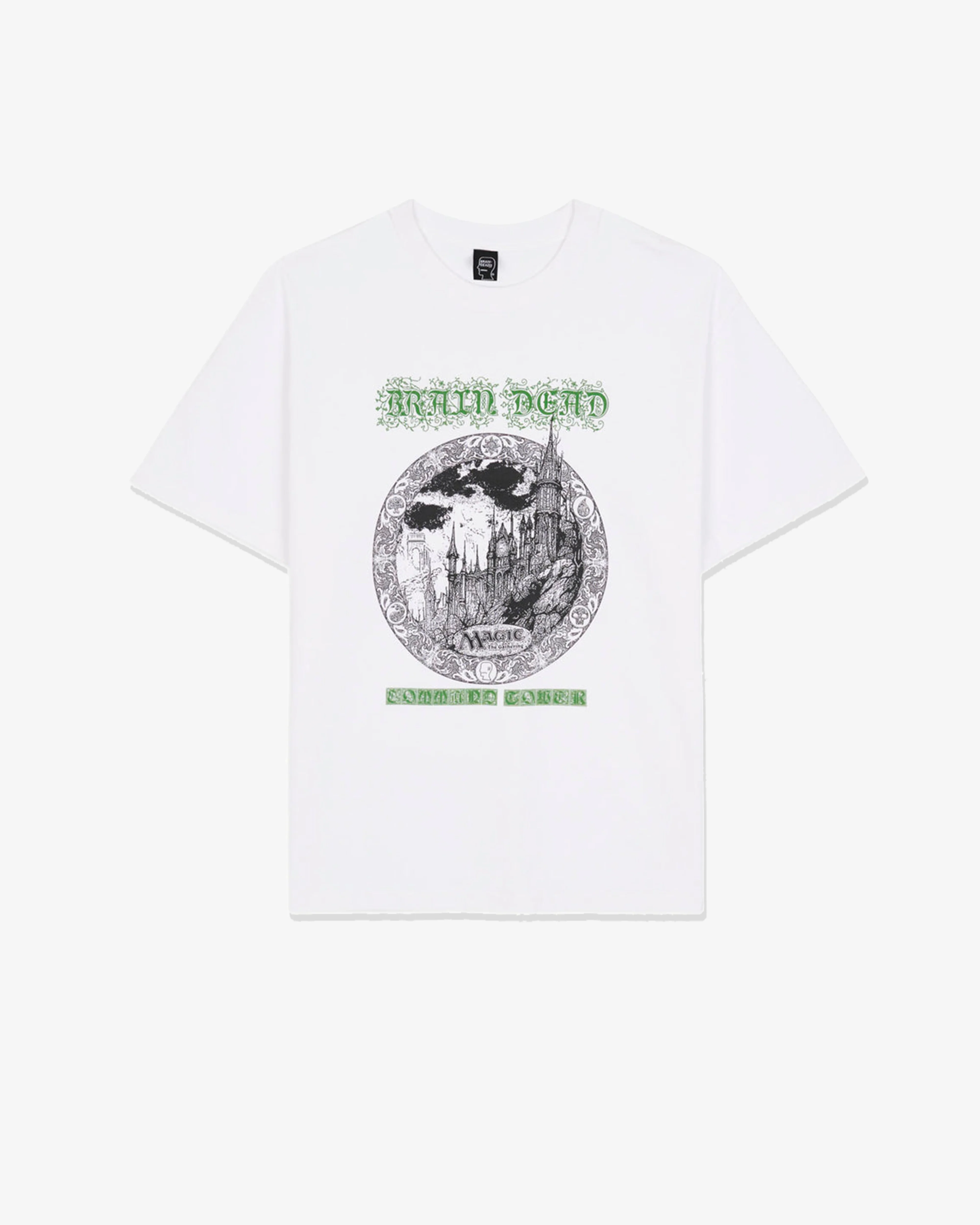 Brain Dead x Magic The Gathering - Men's Command Tower T-Shirt - (White)