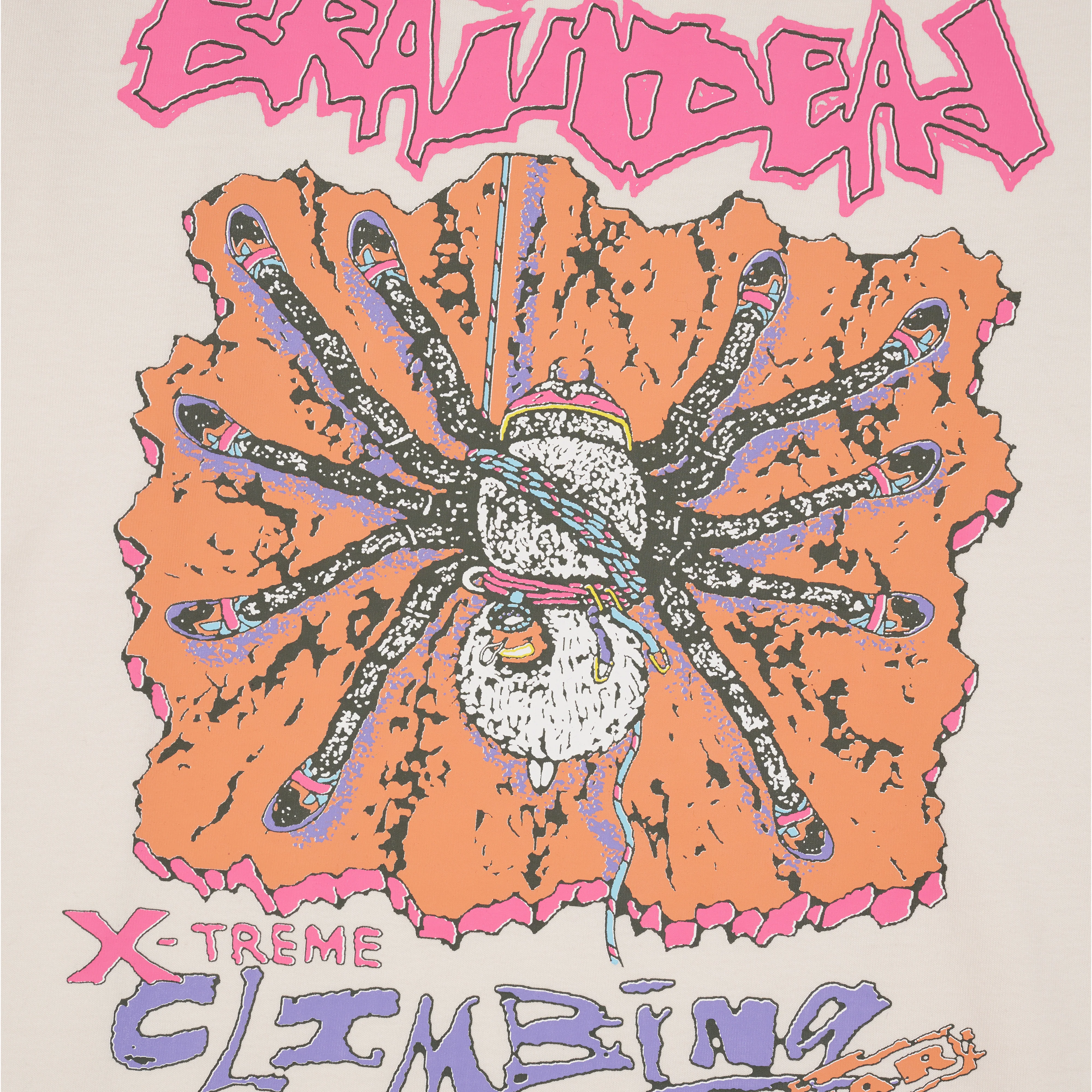 Brain Dead - Equipment Climb Spider T-shirt - (Natural) - Image 3