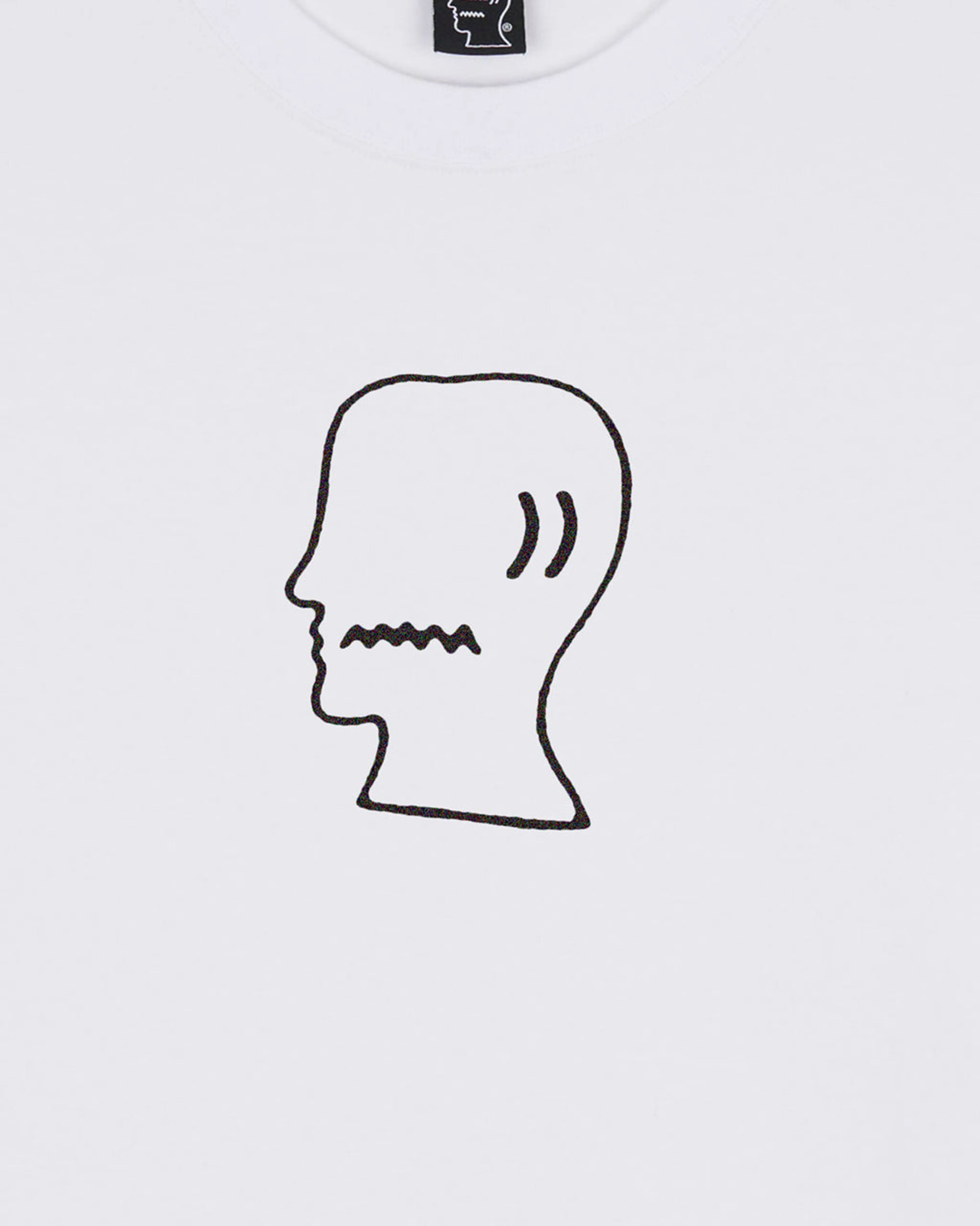 Brain Dead - Men's Logo Head T-Shirt - (White) - Image 2