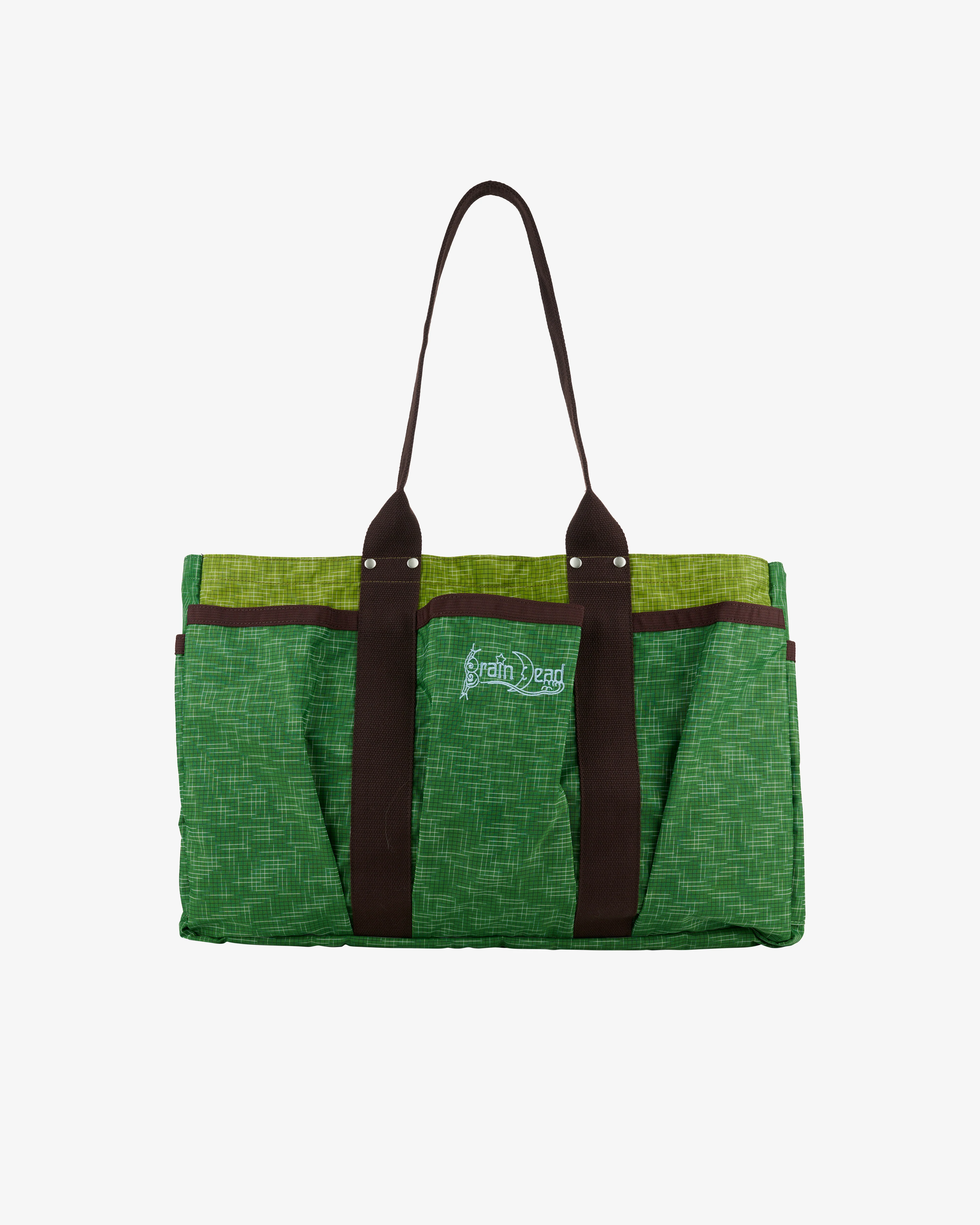 Brain Dead - Men's Equipment Tennis Tote - (Green/Multi) - Image 3