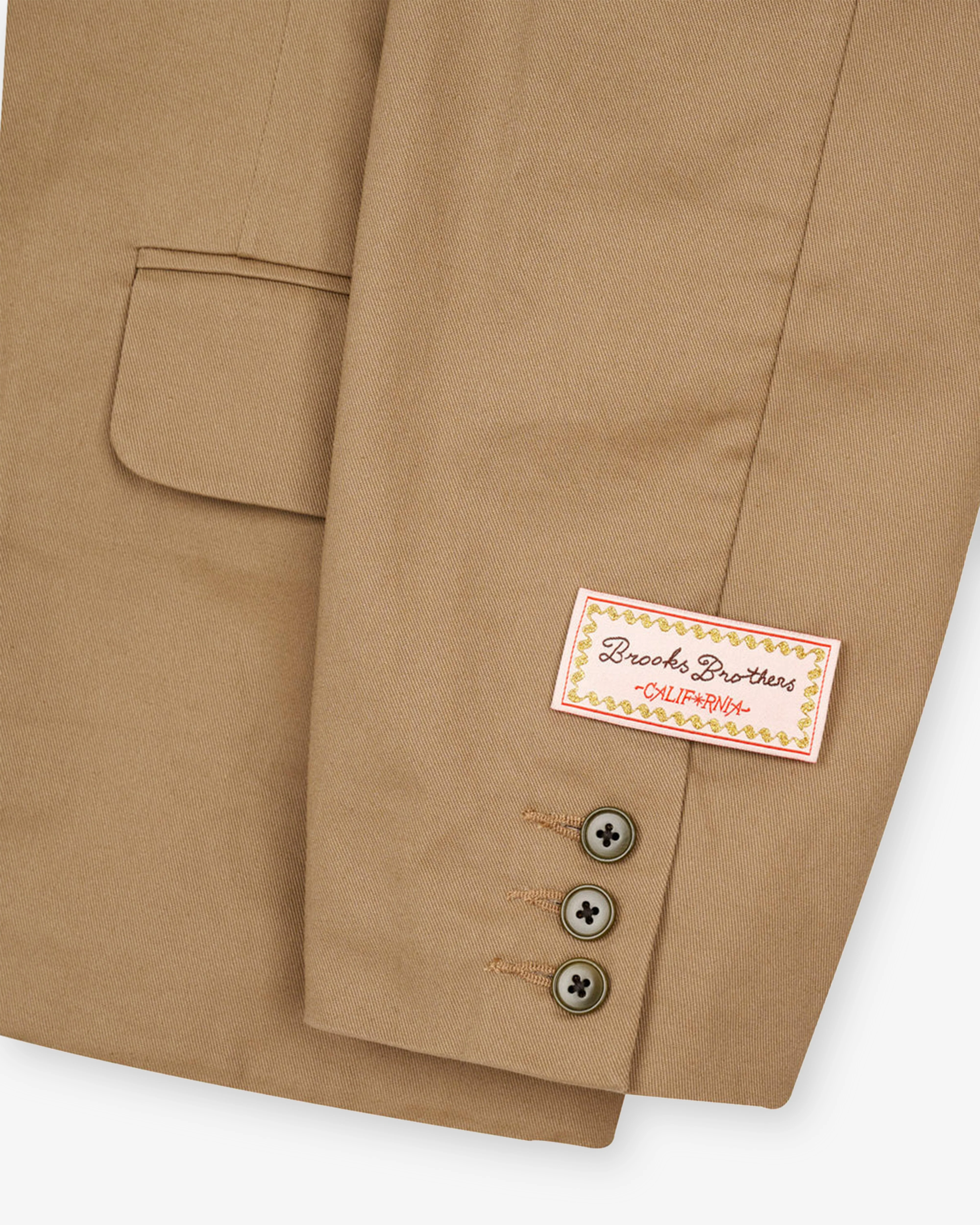 Brain Dead - Brooks Brothers Men's California Chino Blazer - (Desert) - Image 3